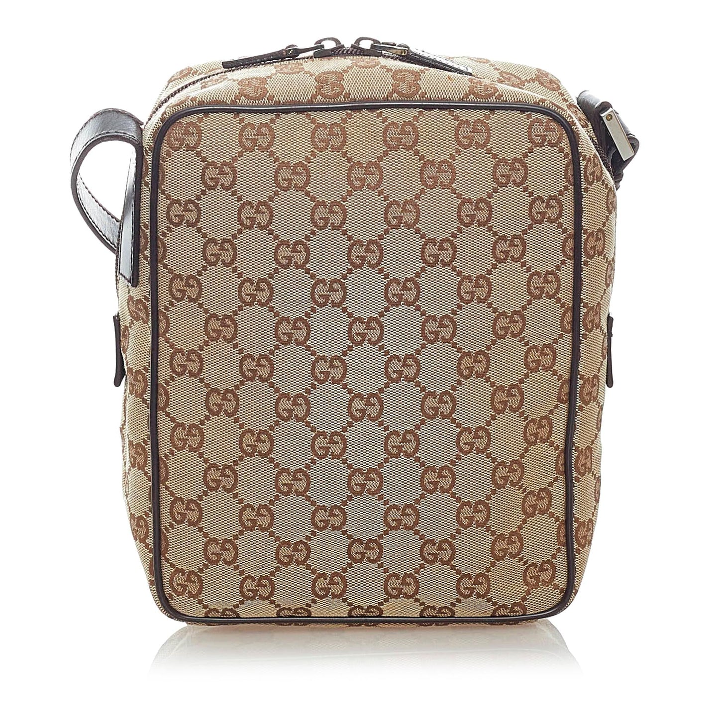 Gucci GG SHG Canvas Brown Crossbody Bag
