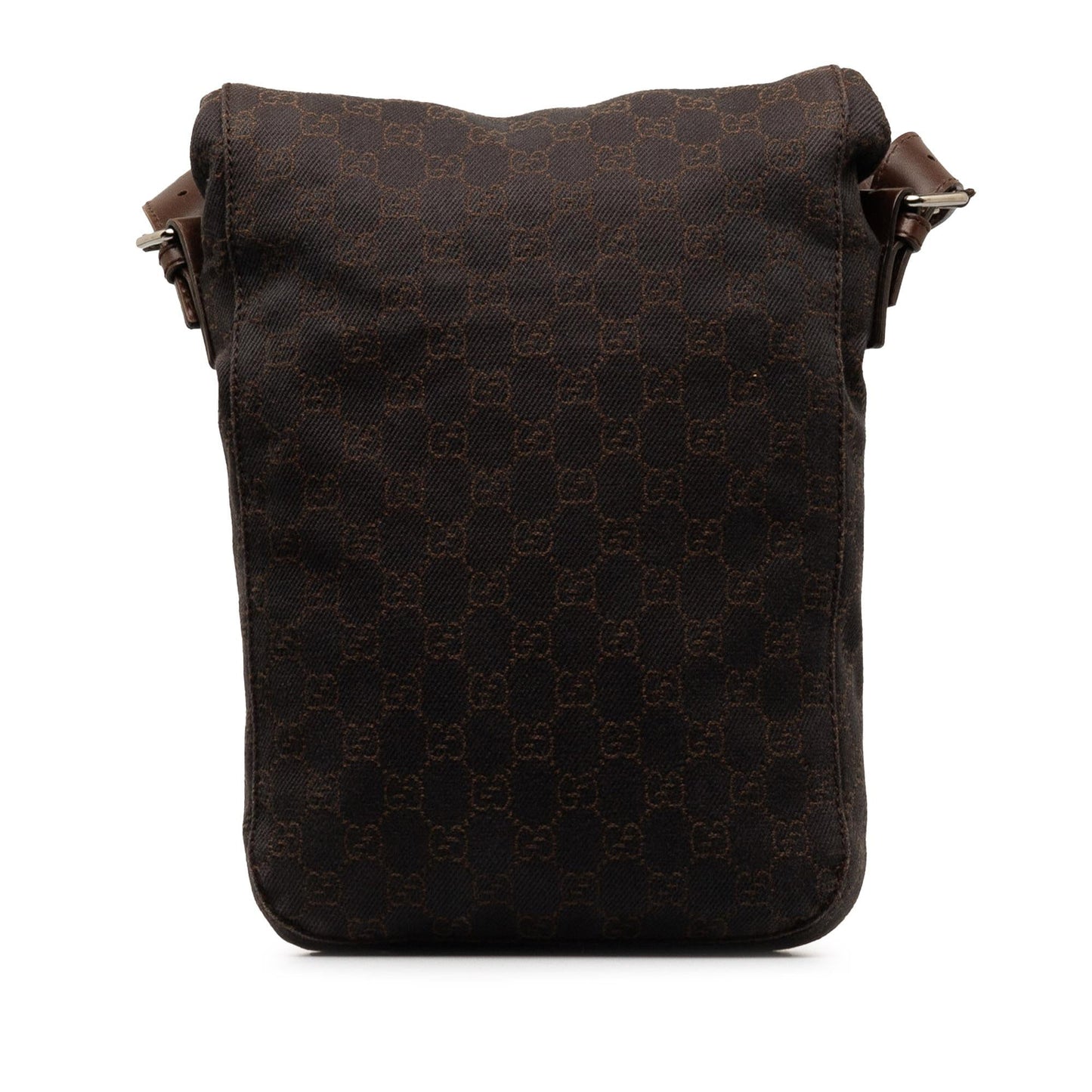 Gucci GG SHG-ut3J0m Canvas Brown Crossbody Bag