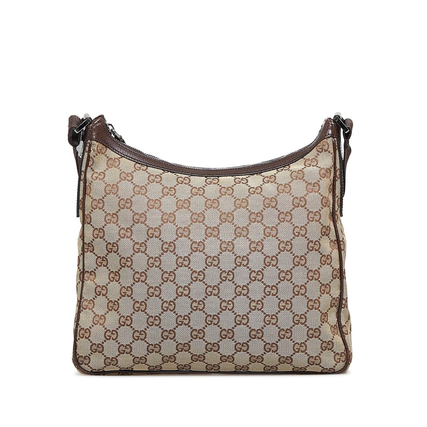 Gucci GG SHG-woM325 Canvas Brown Crossbody Bag