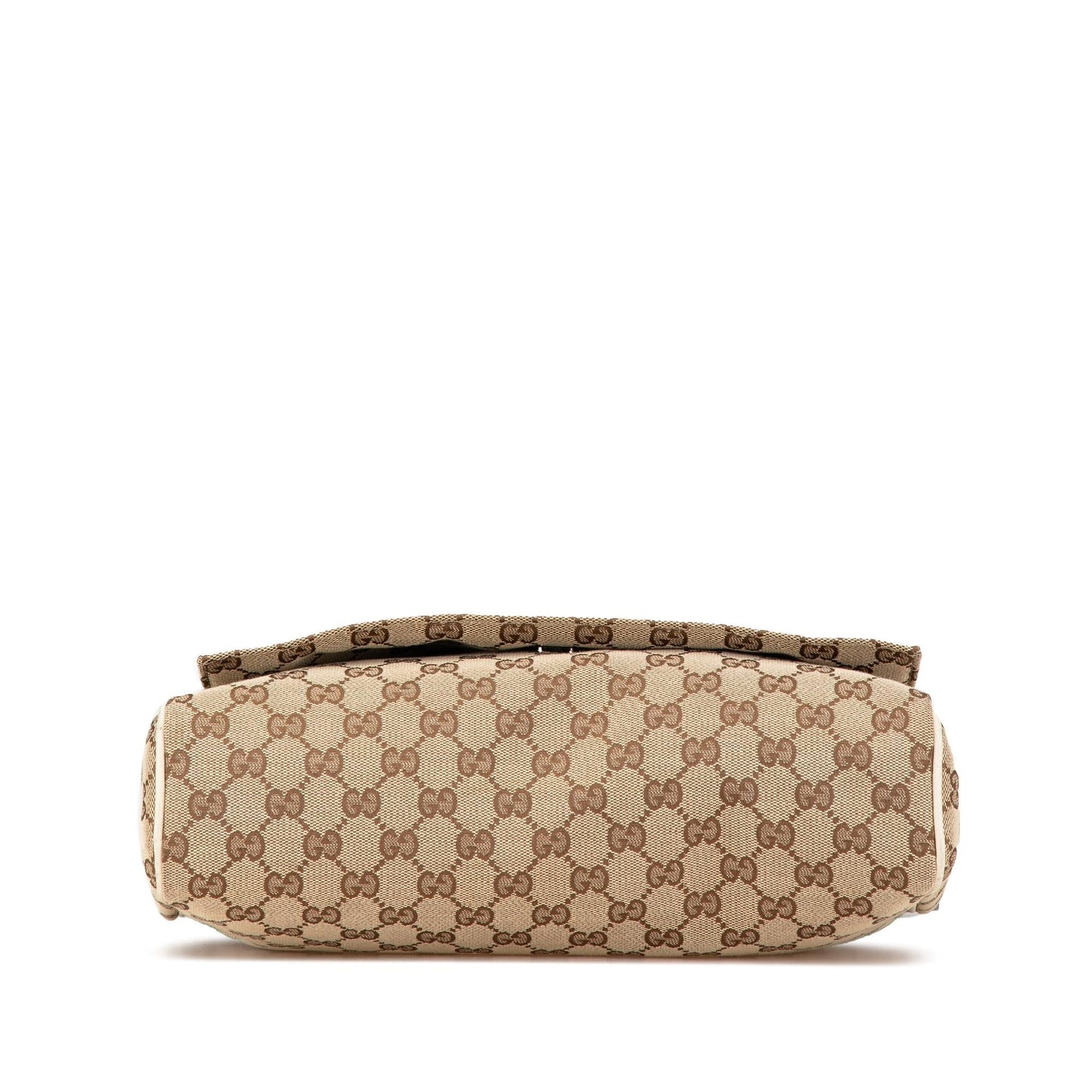 Gucci GG Canvas Calf White Brown Crossbody Bag Crossbody 17