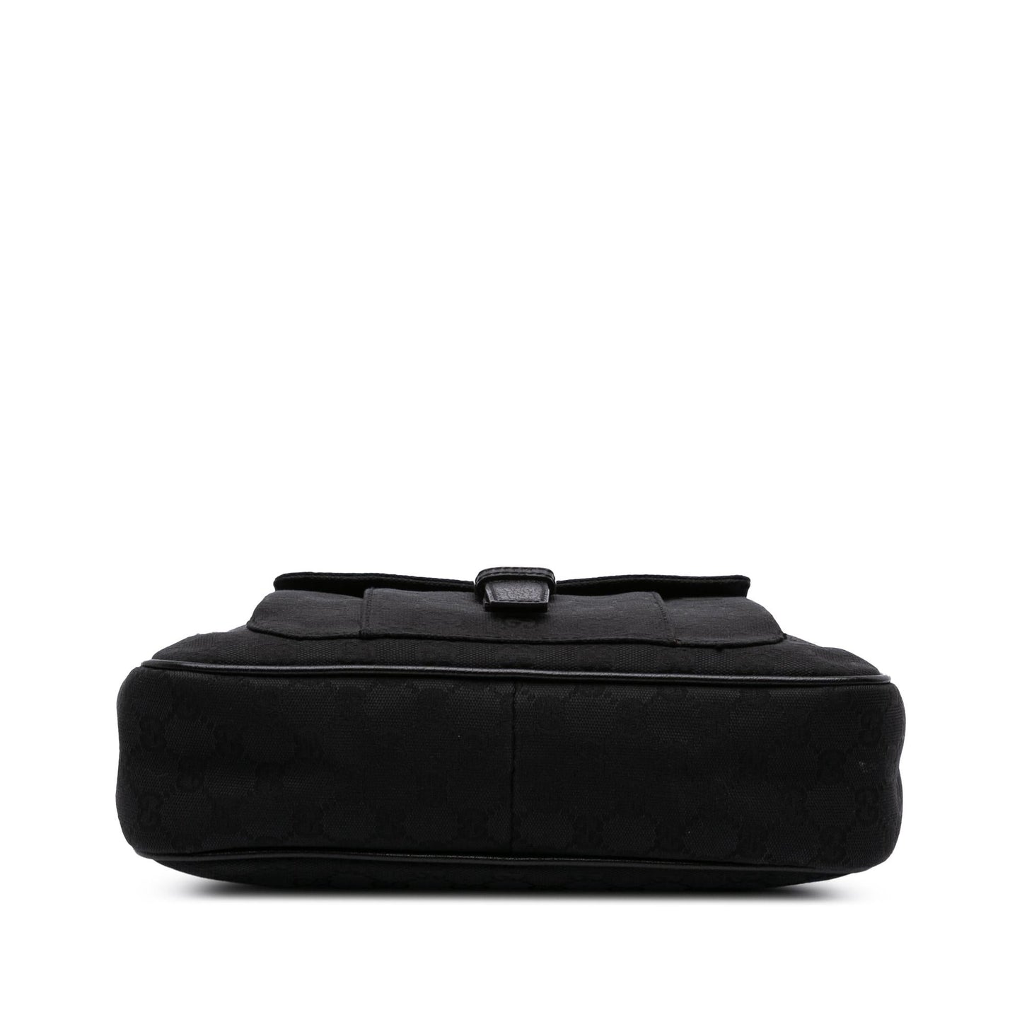 Gucci GG Canvas Calf Black Crossbody Bag Crossbody 49
