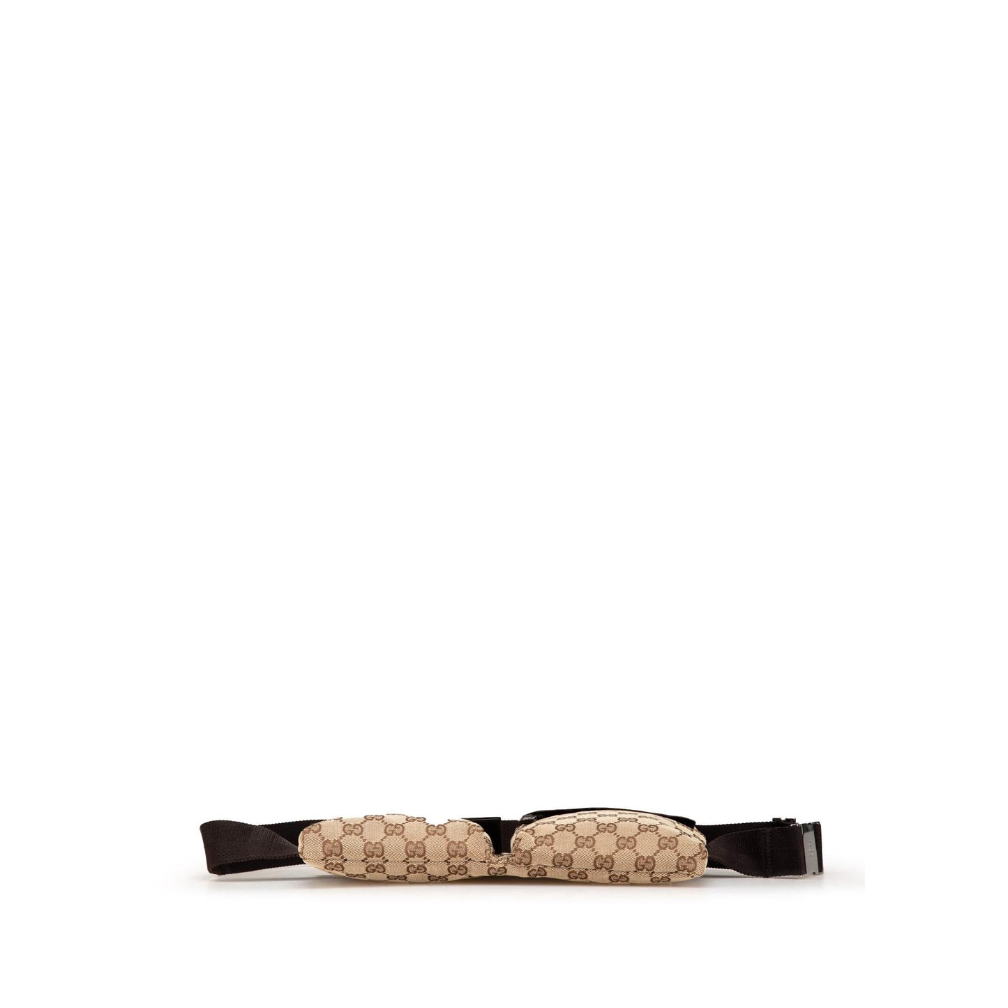 Gucci GG Double Pocket Belt Canvas Brown Accessory Bag 4