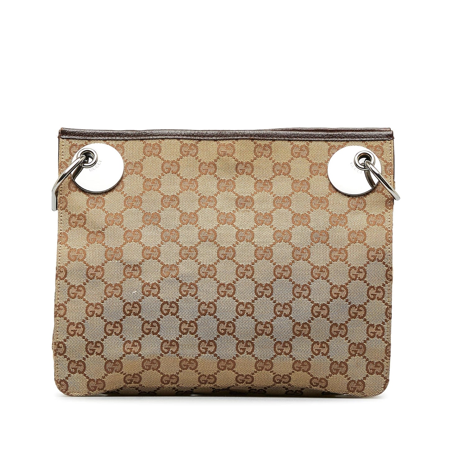 Gucci GG Eclipse SHG-nDLEa1 Canvas Calf Brown Crossbody Bag