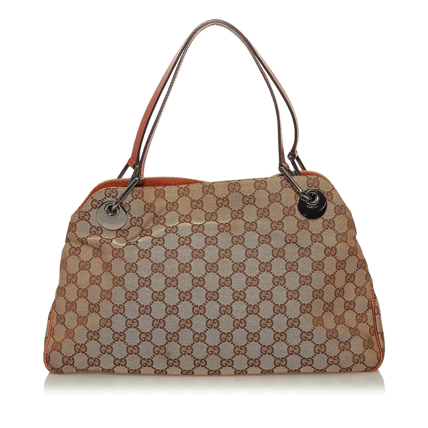 Gucci GG Eclipse SHG Canvas Calf Brown Shoulder Bag