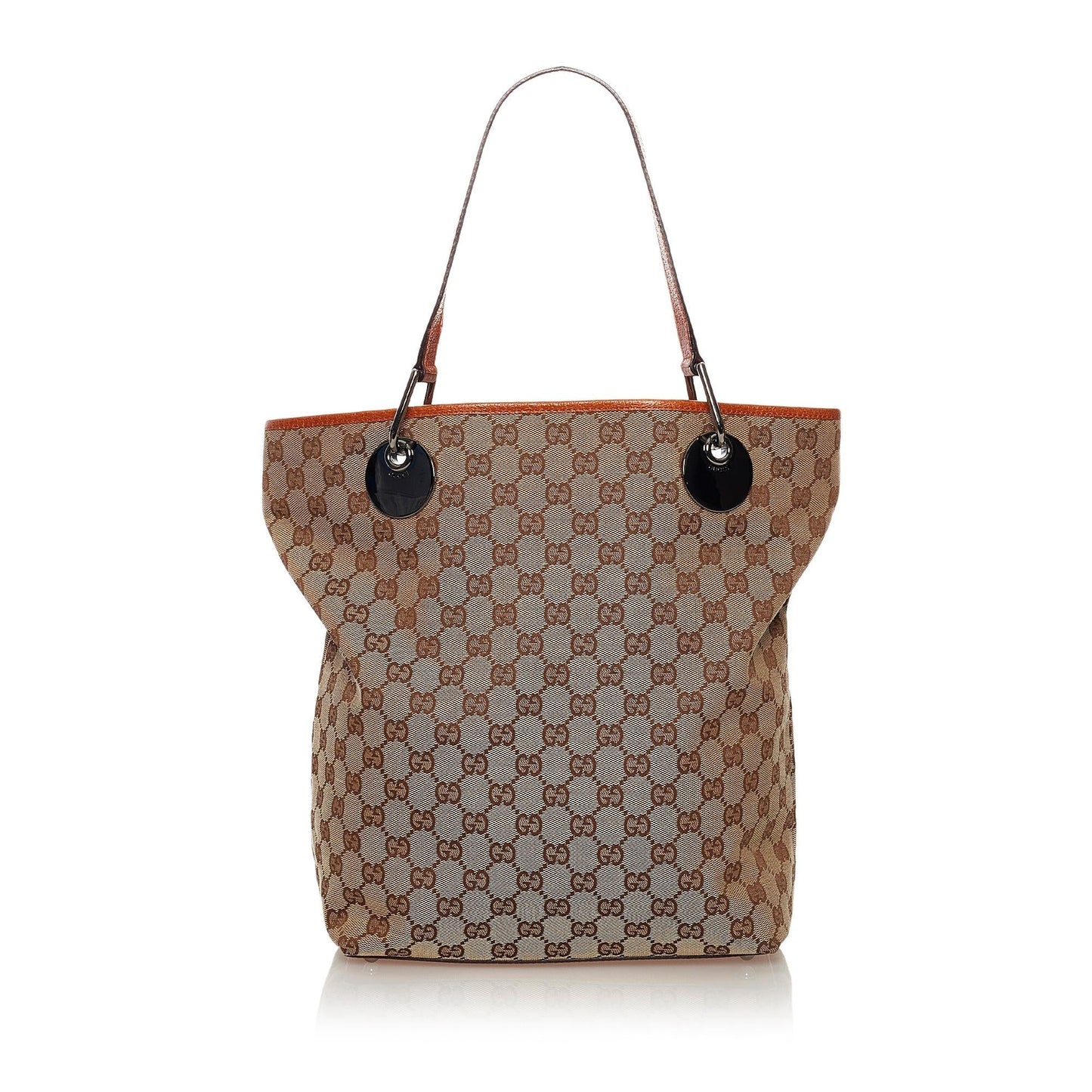 Gucci GG Eclipse SHG Canvas Brown Tote Bag Bag Shg