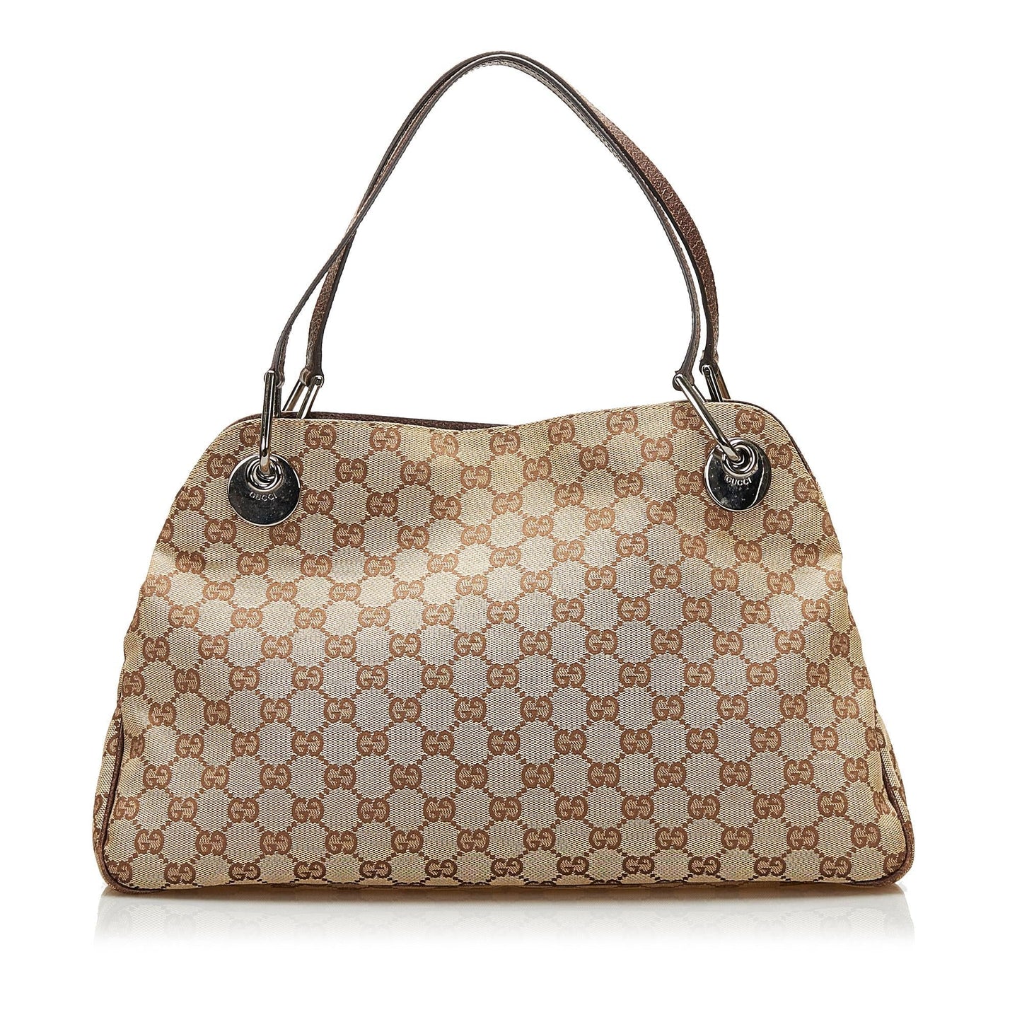 Gucci GG Eclipse SHG Canvas Brown Tote Bag Tote Shg