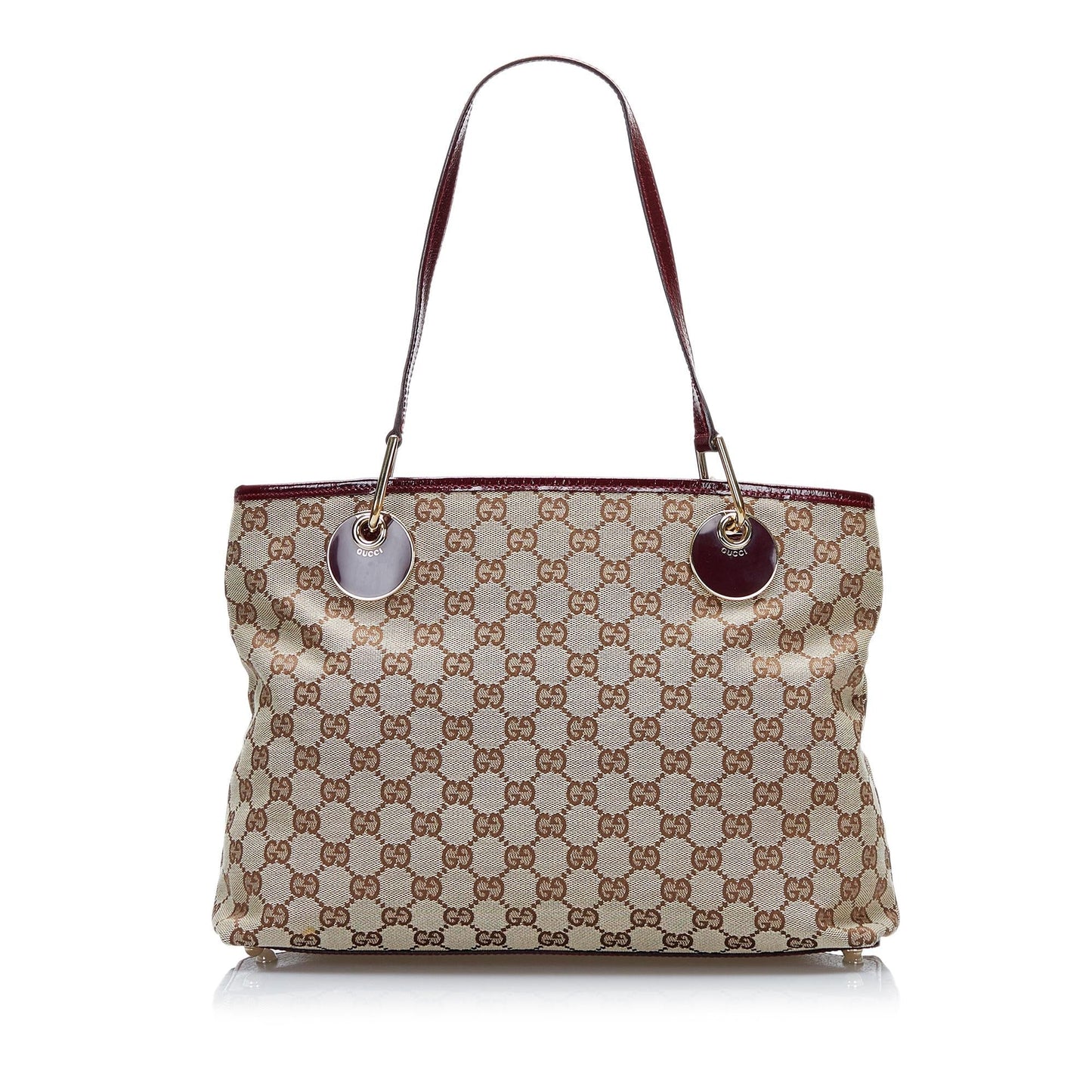 Gucci GG Eclipse SHG Canvas Brown Shoulder Bag Eclipse Shg