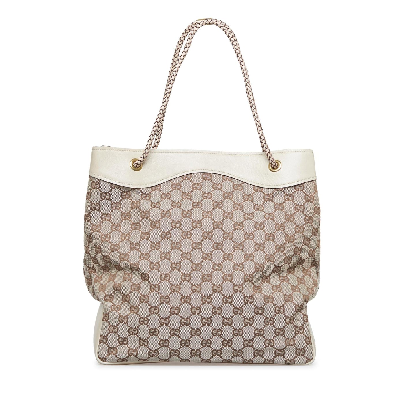 Gucci GG Gifford SHG-6 A3x Canvas Brown Tote Bag