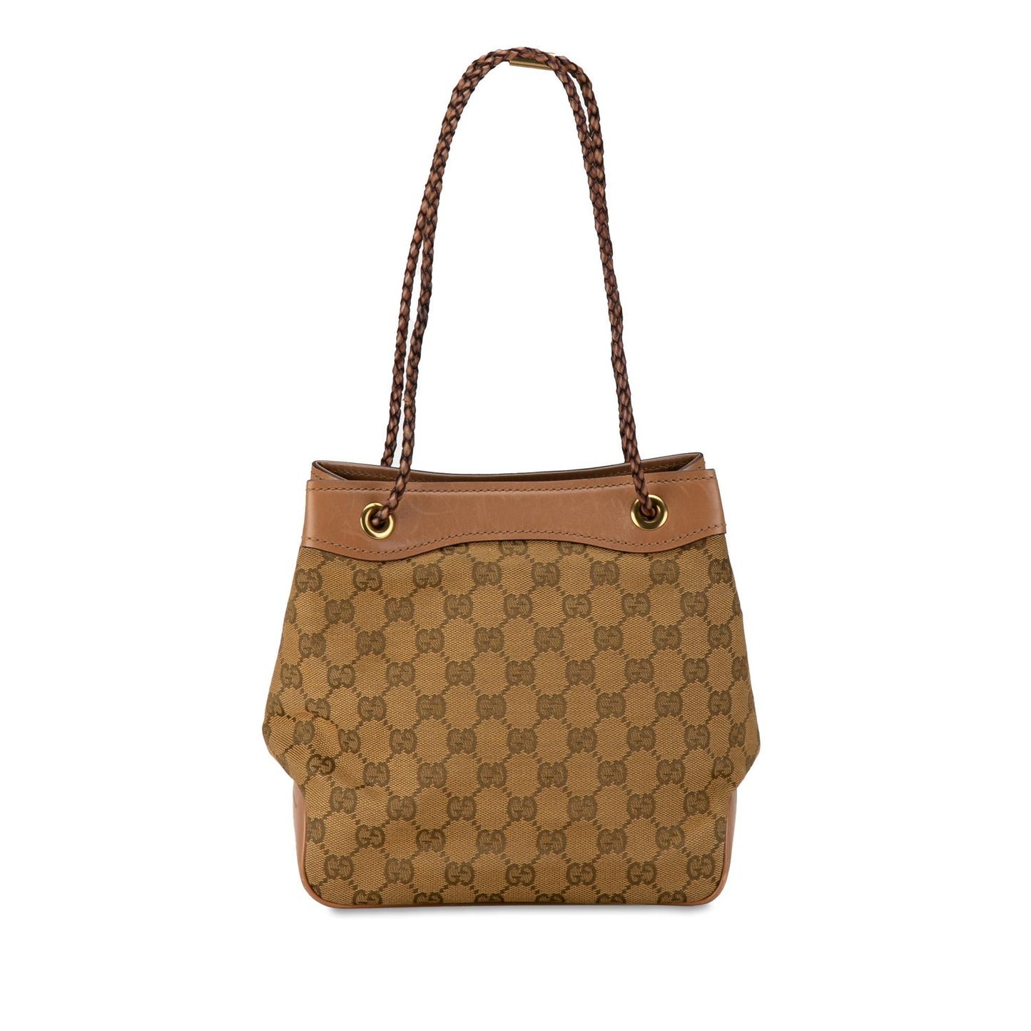 Gucci GG Gifford SHG-gXh9Pv Canvas Calf Brown Tote Bag