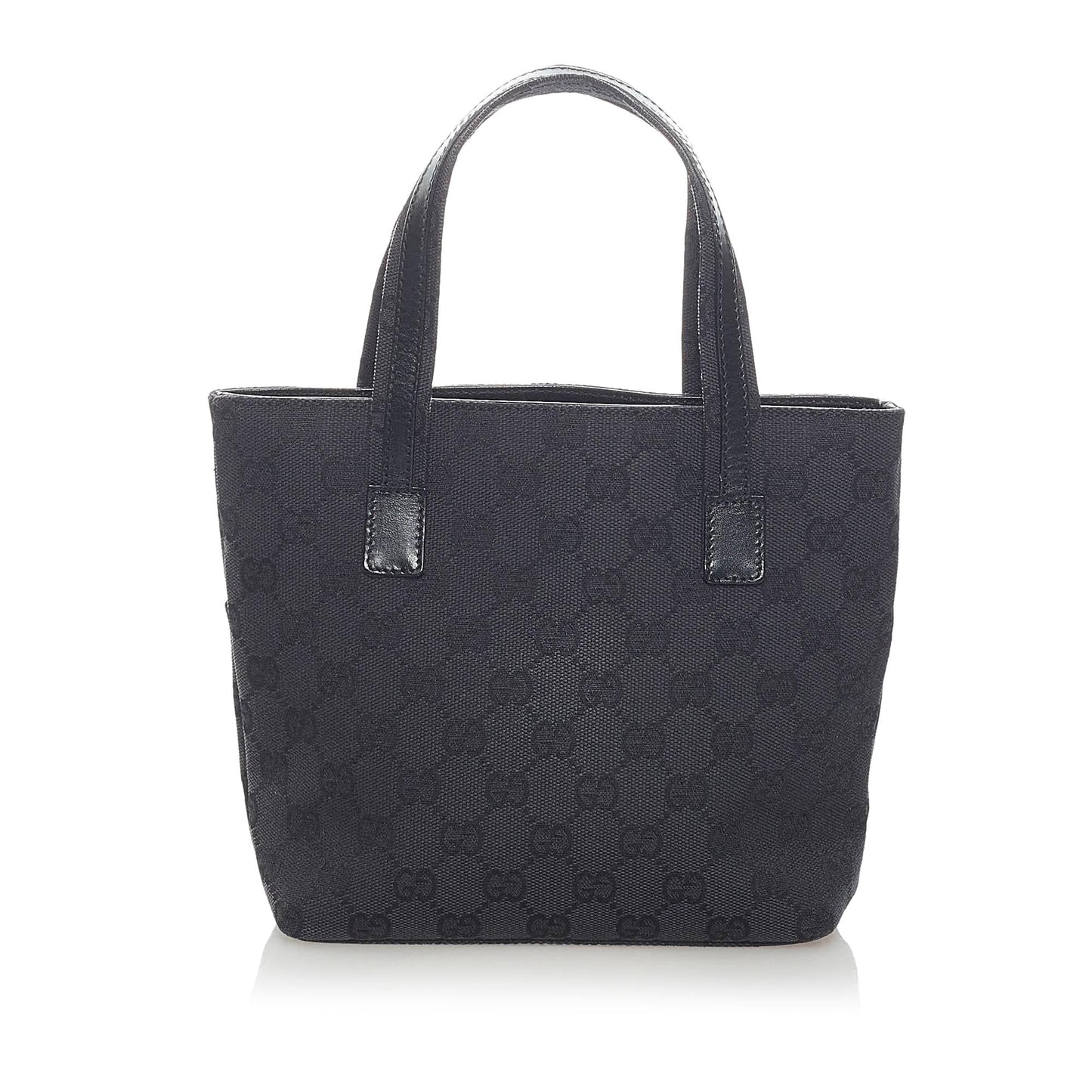 Gucci GG SHG Canvas Black Satchel Bag