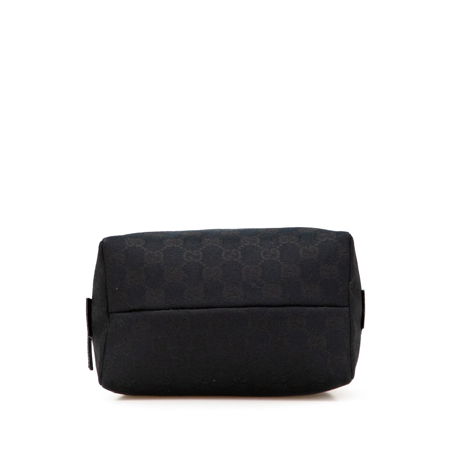 Gucci GG Canvas Calf Black Satchel Bag