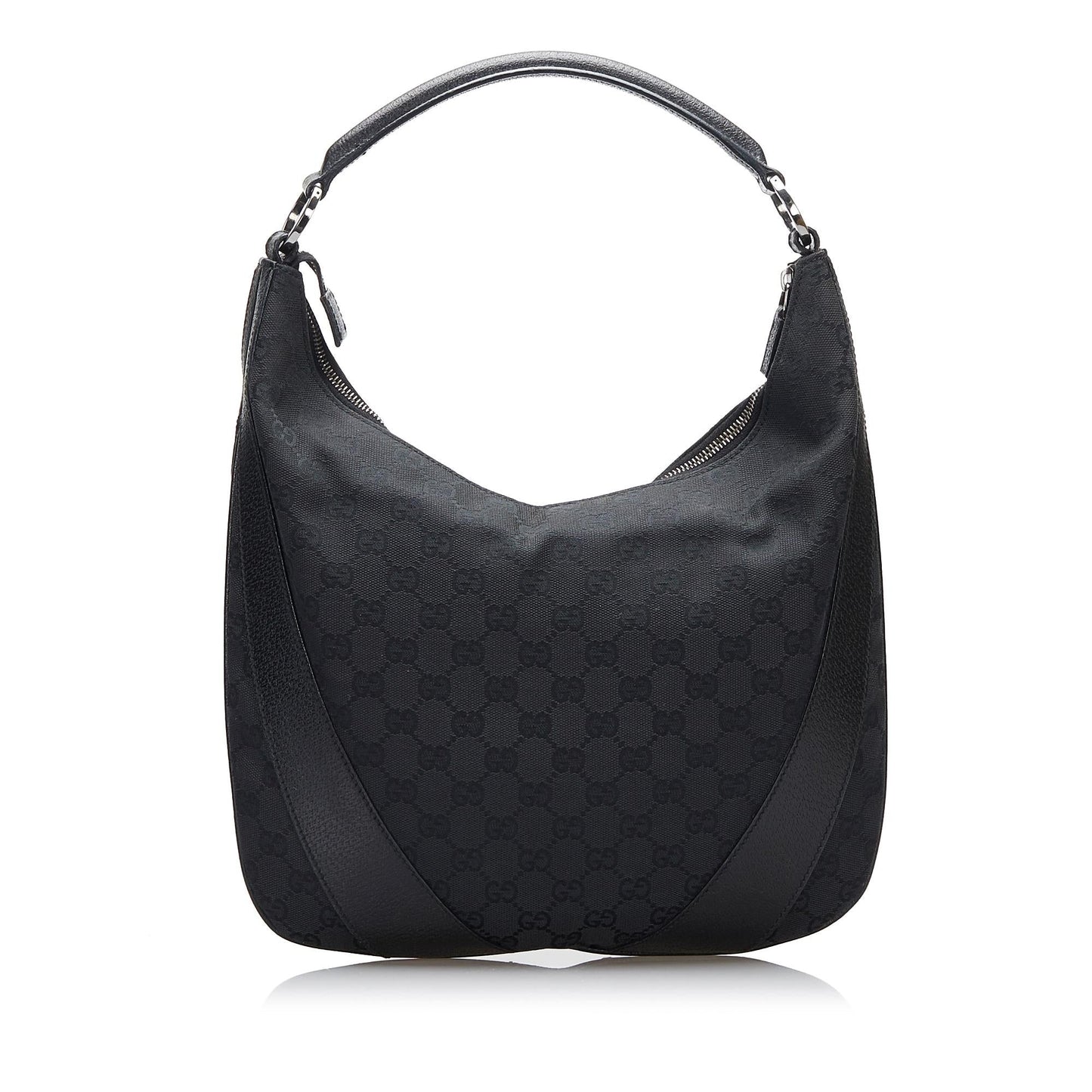 Gucci GG SHG-fpybPe Canvas Black Shoulder Bag