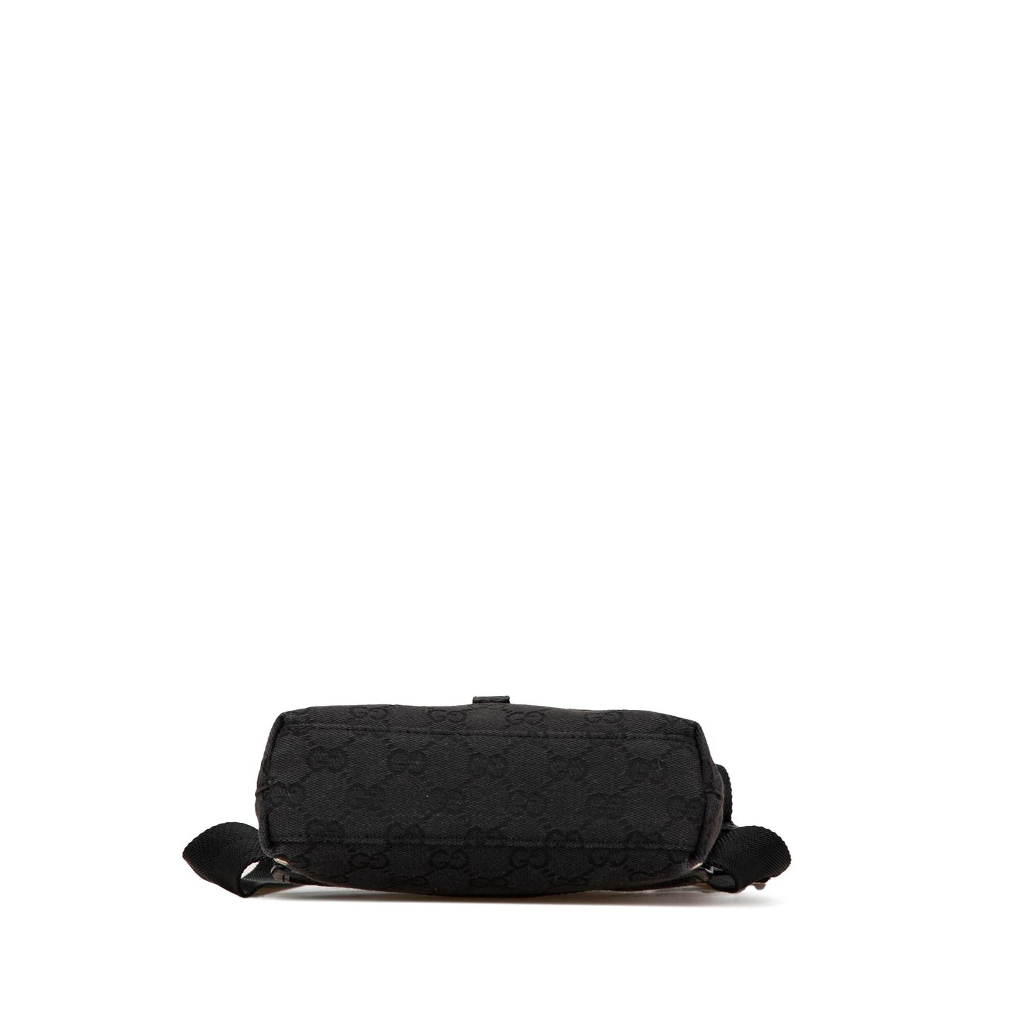 Gucci GG Jackie Belt SHG-n1jtZ2 Canvas Calf Black Accessory