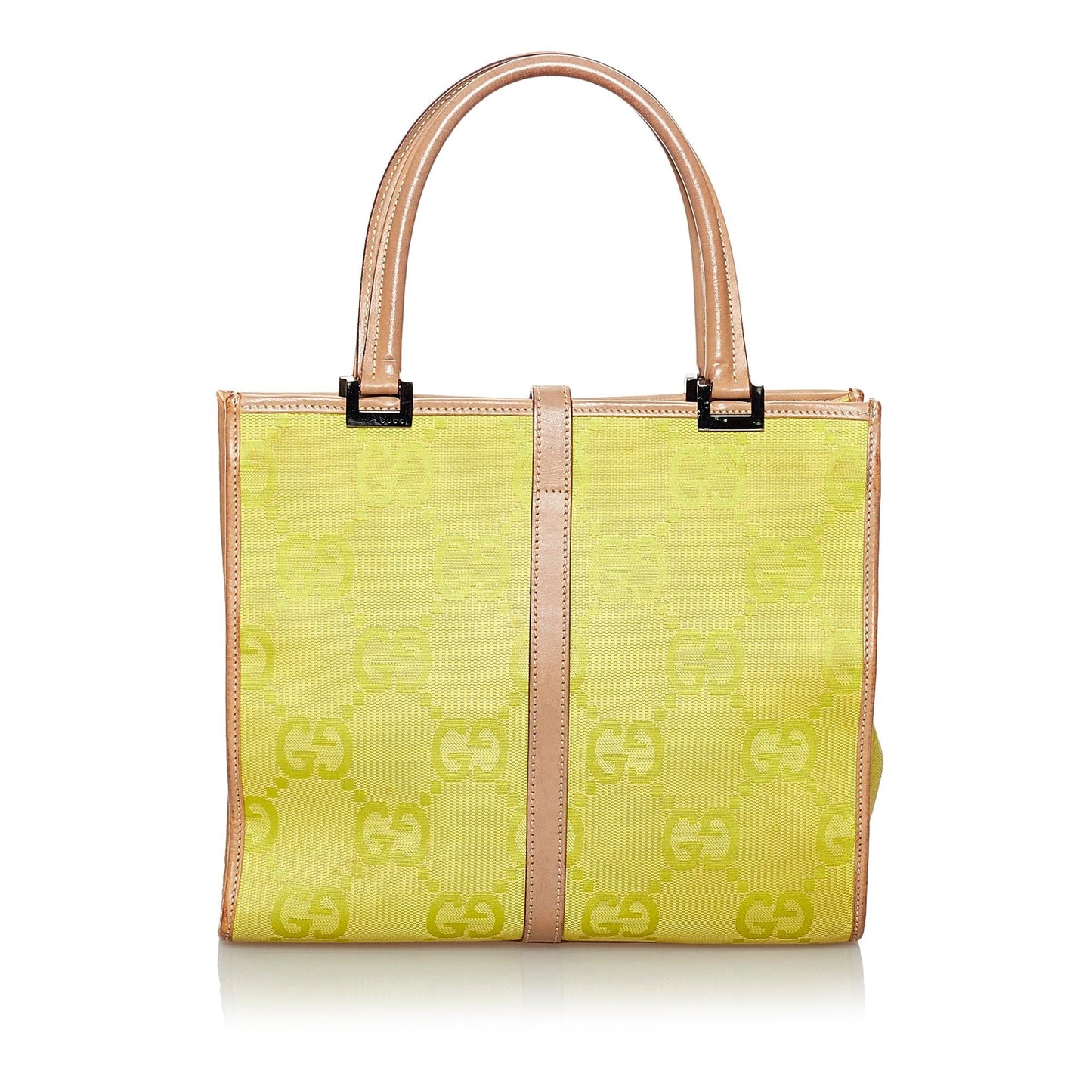 Gucci GG Jackie SHG Canvas Grey Satchel Bag