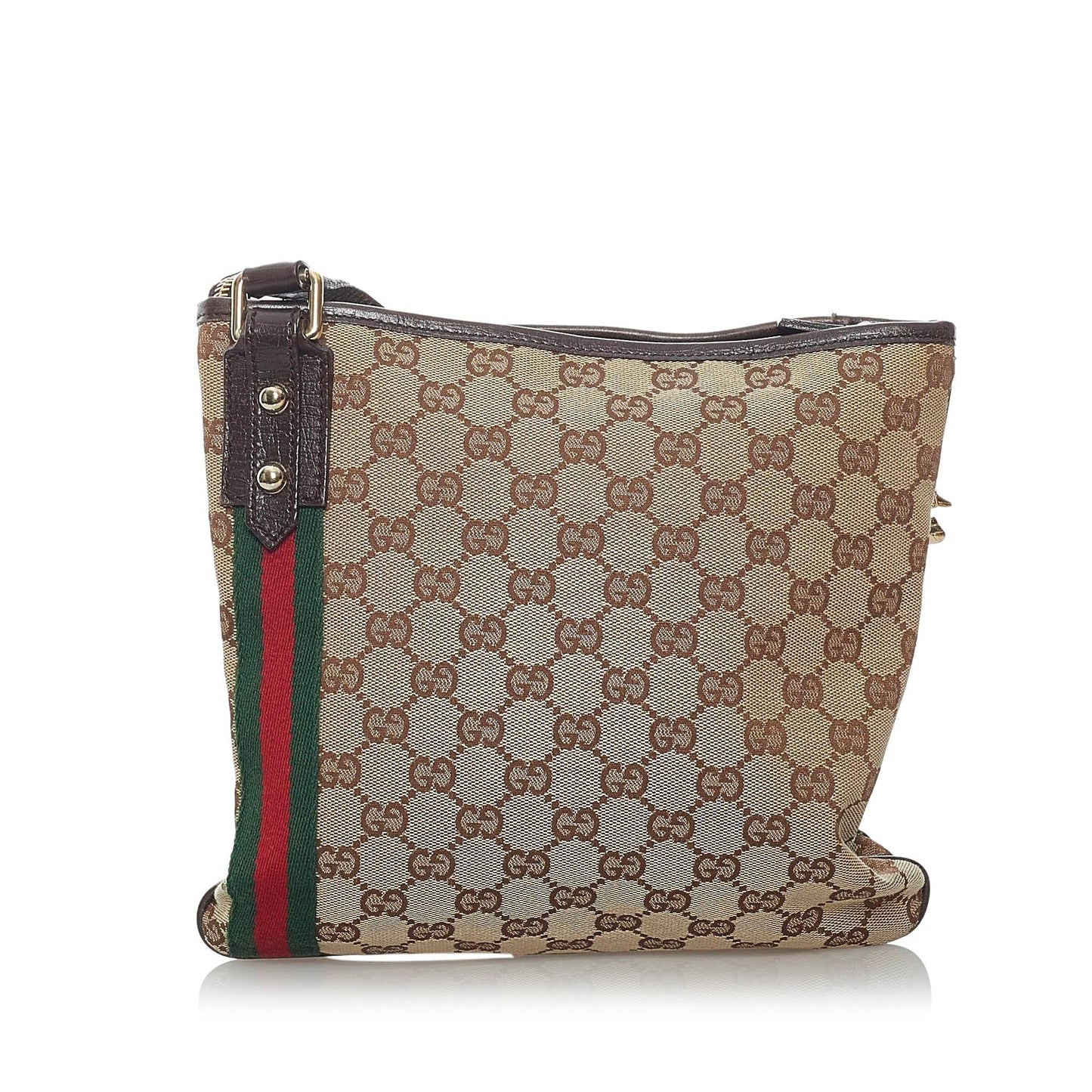 Gucci GG Jolicoeur SHG Canvas Brown Crossbody Bag 3