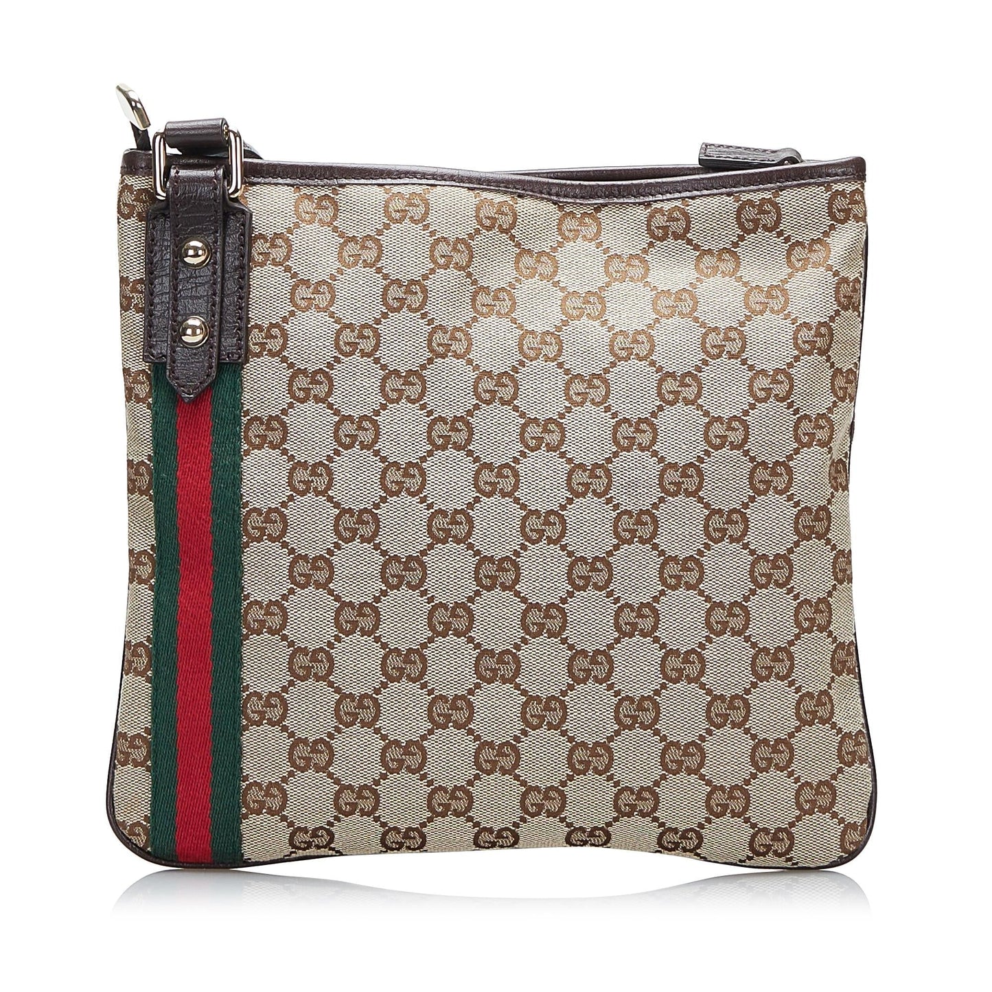 Gucci GG Jolicoeur SHG-wzUiyI Canvas Brown Crossbody Bag