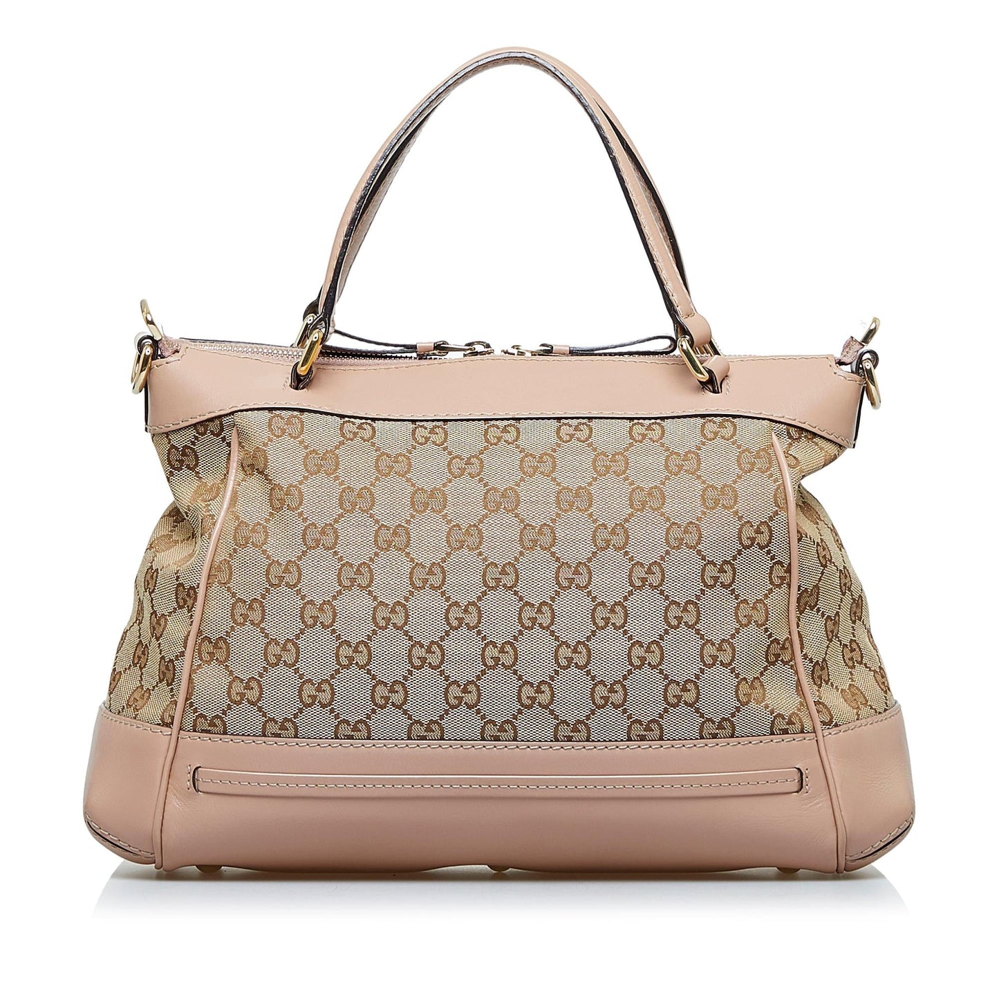 Gucci GG Mayfair SHG-faYZKh Canvas Brown Satchel Bag