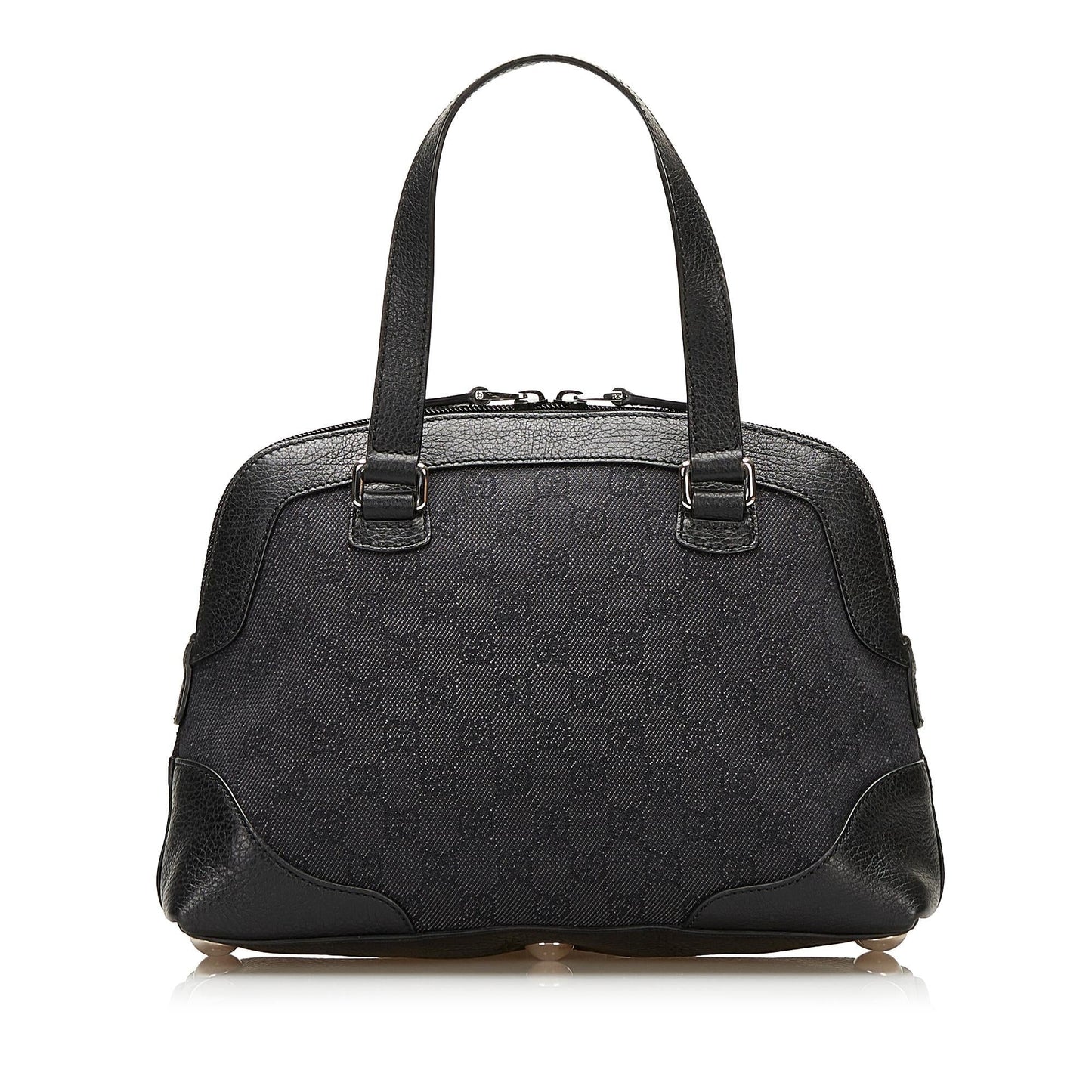 Gucci GG Dome SHG Canvas Black Mini Satchel Bag