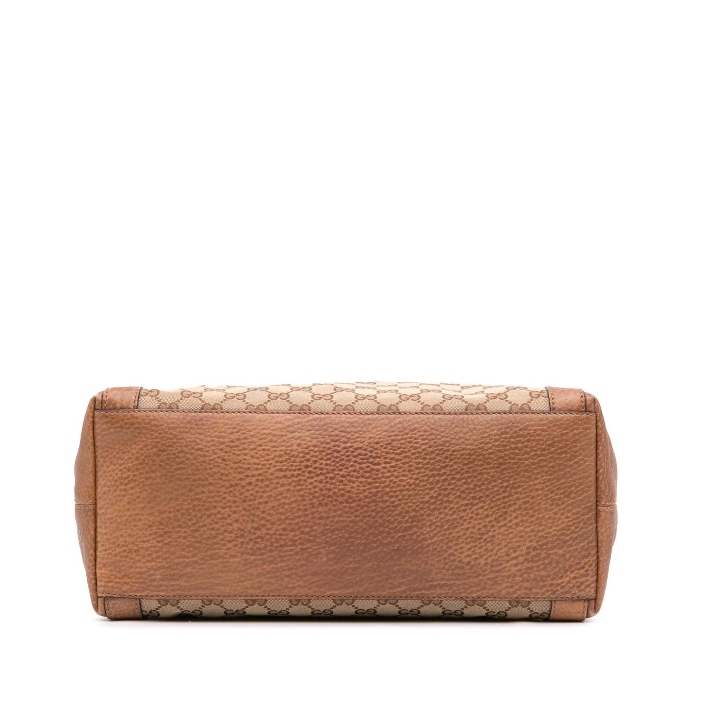 Gucci GG Miss GG Canvas Calf Brown Satchel Bag