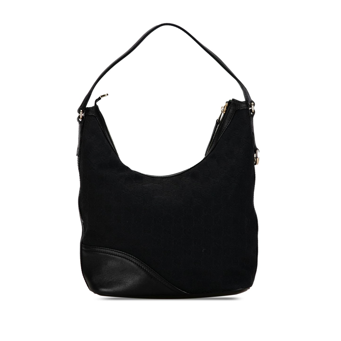 Gucci GG New Britt SHG-qGmcfc Canvas Calf Black Shoulder Bag