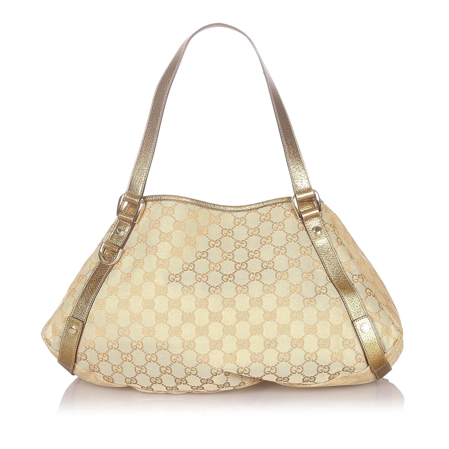 Gucci GG Pelham SHG Canvas Brown Gold Shoulder Bag 3