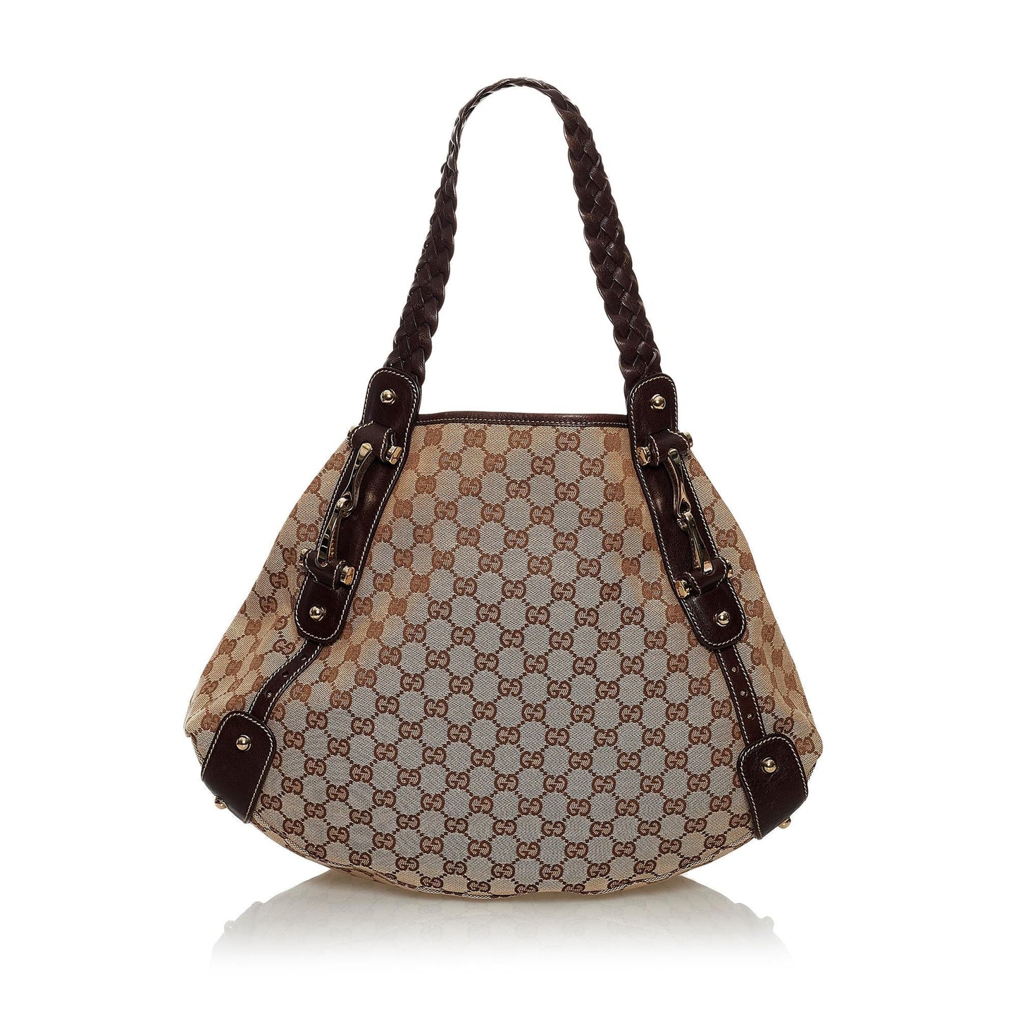 Gucci GG Pelham SHG Canvas Calf Brown Shoulder Bag