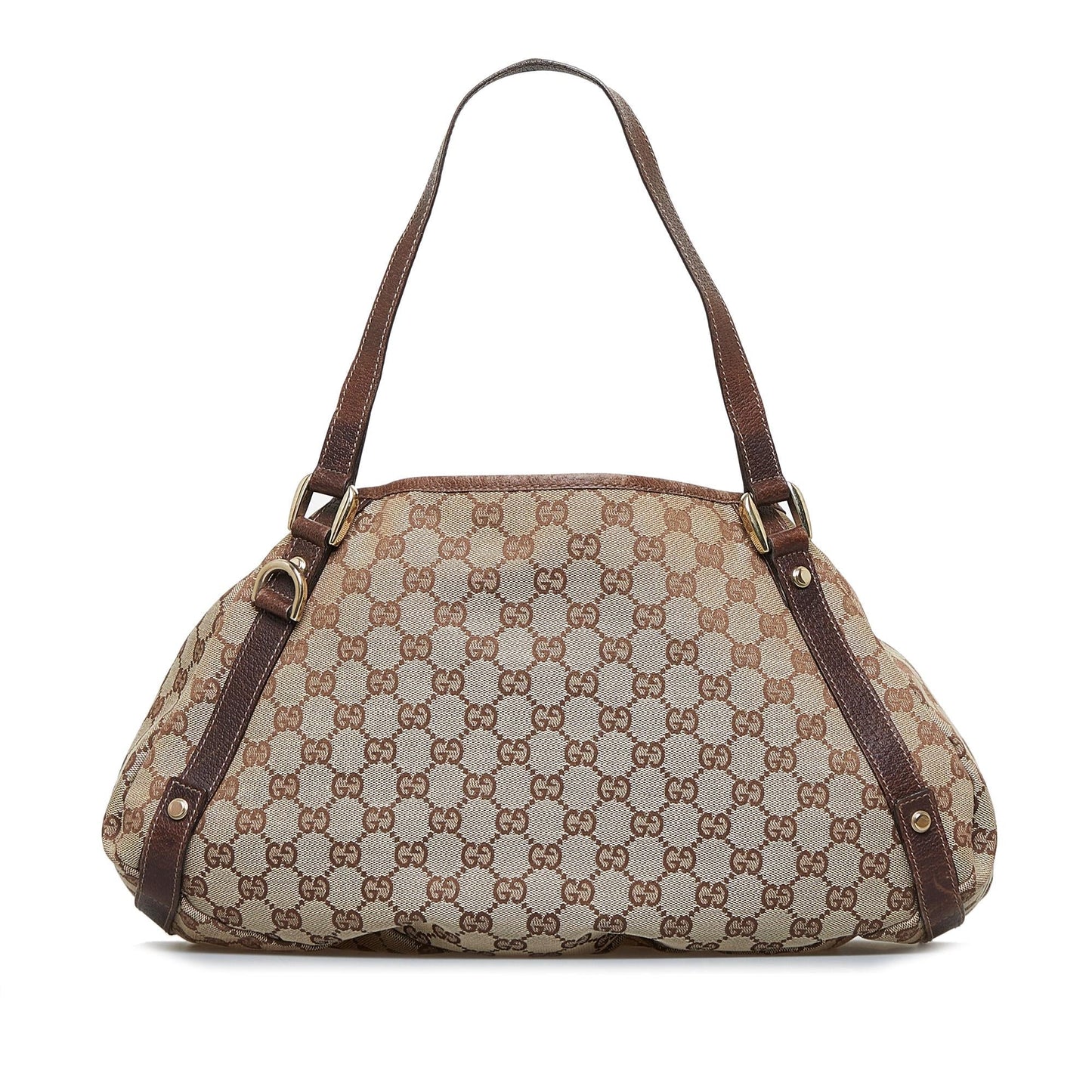 Gucci GG Pelham SHG-QpnTdN Canvas Calf Brown Shoulder Bag