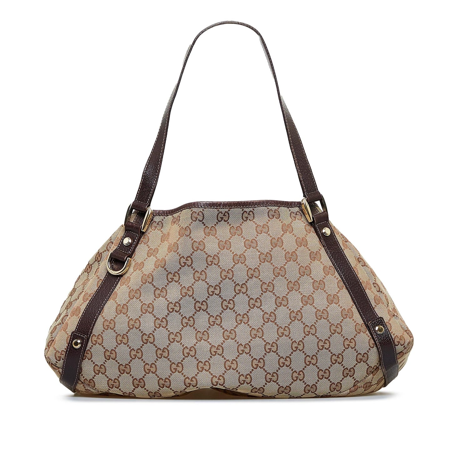 Gucci GG Pelham SHG-oLGWDu Canvas Calf Brown Shoulder Bag