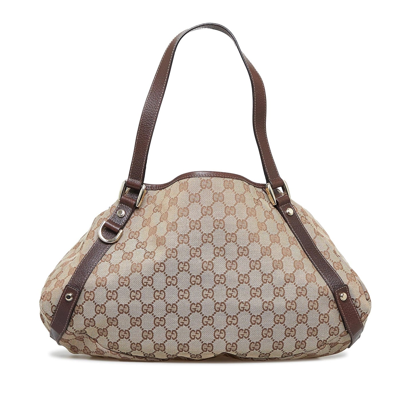 Gucci GG Pelham SHG-ZEcu1Y Canvas Calf Brown Shoulder Bag