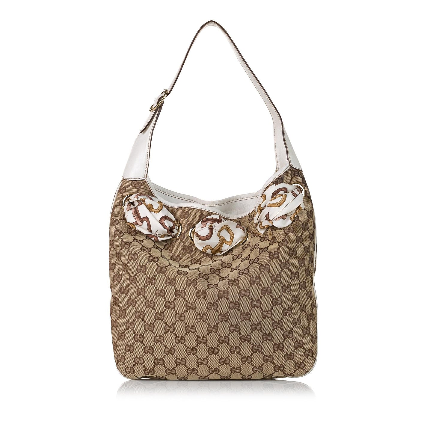 Gucci GG Positano SHG Canvas Brown Tote Bag