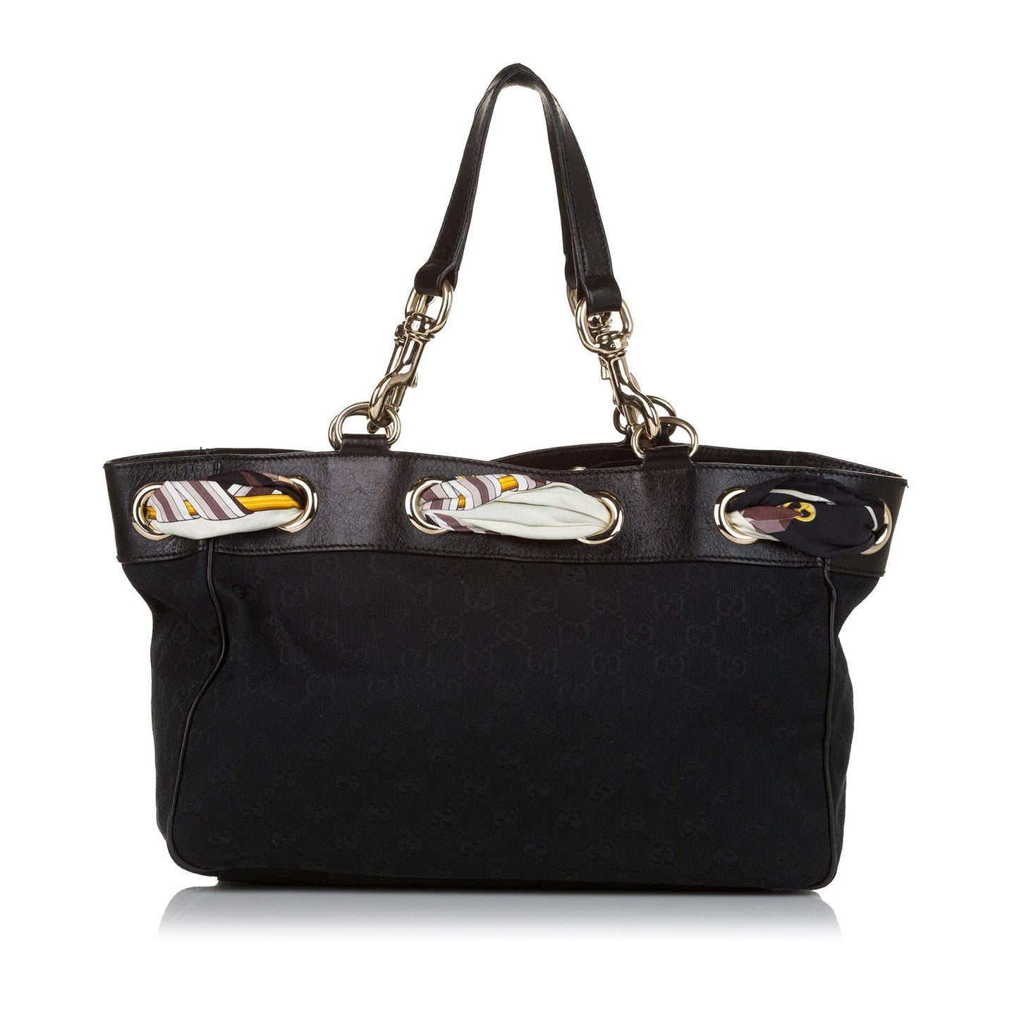 Gucci GG Positano SHG Canvas Black Tote Bag