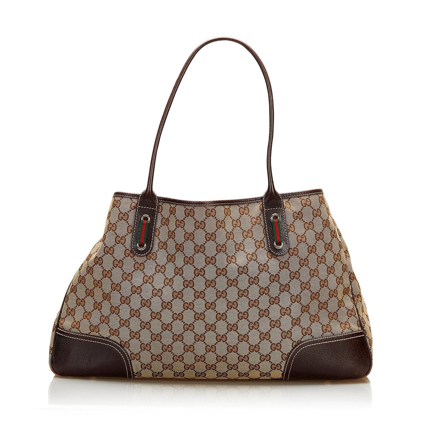 Gucci GG Princy SHG Canvas Brown Tote Bag Tote Shg