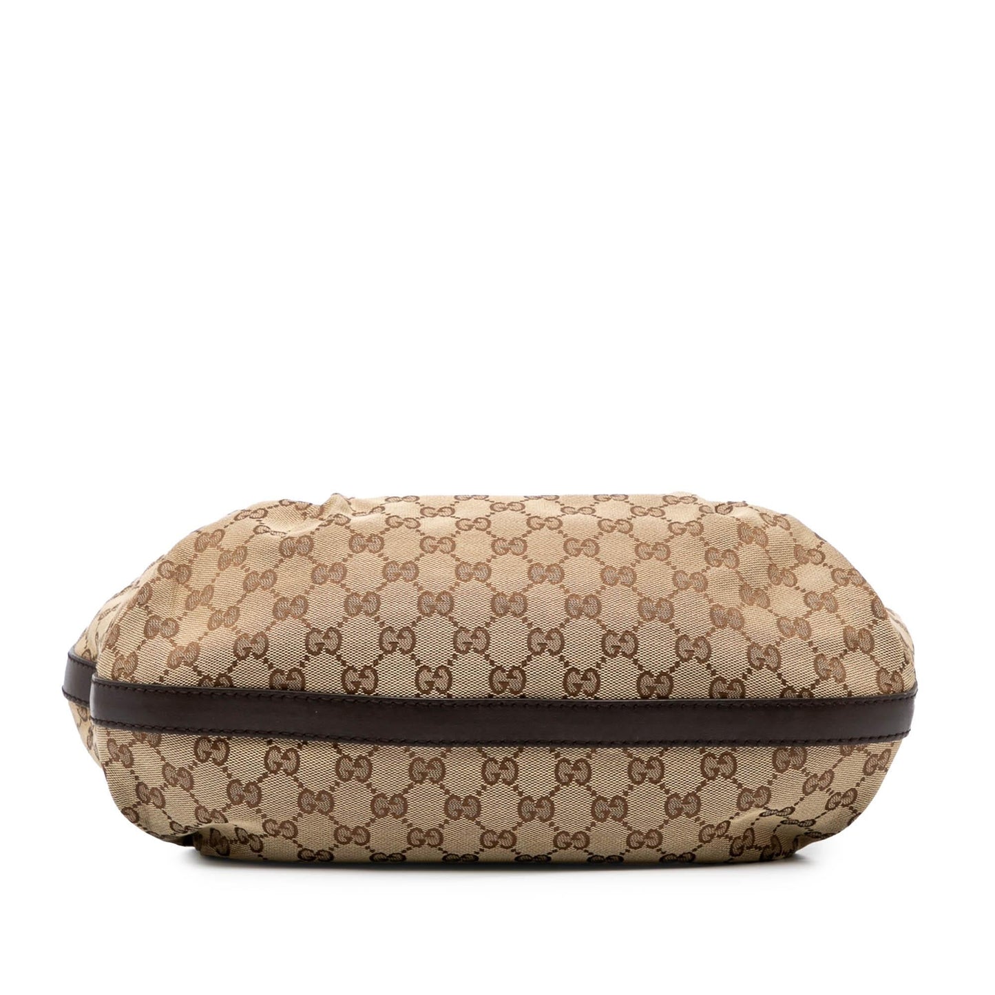 Gucci GG Scarlett Canvas Calf Black Brown Tote Bag