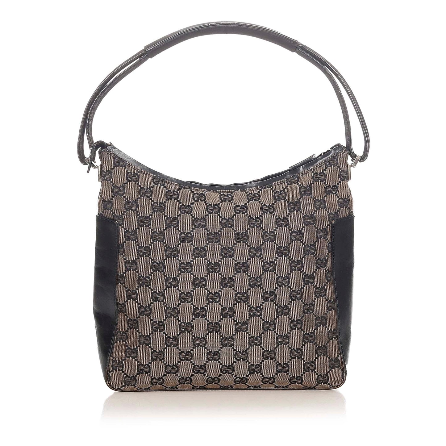 Gucci GG SHG Canvas Black Brown Shoulder Bag