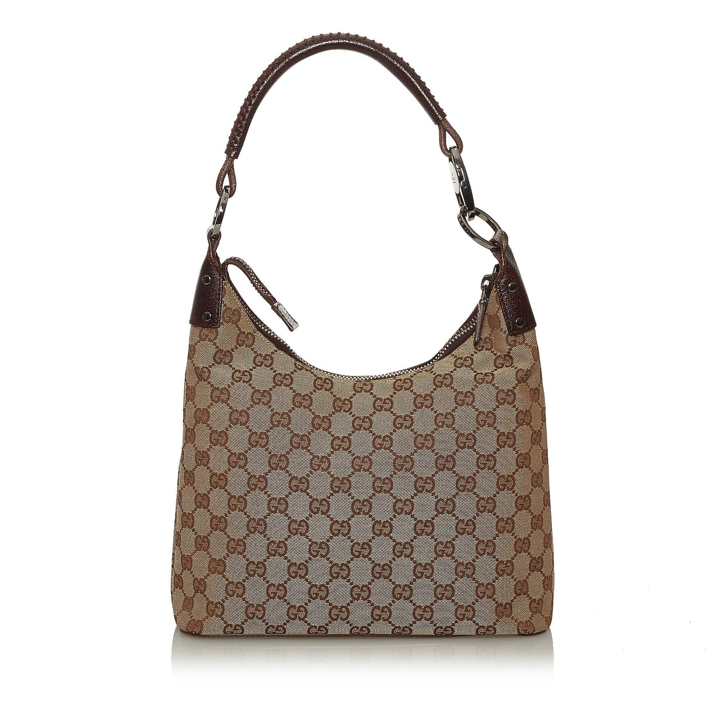 Gucci GG SHG Canvas Brown Shoulder Bag 20