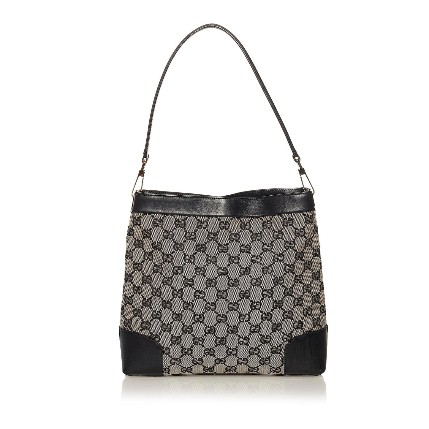 Gucci GG SHG Canvas Black Grey Shoulder Bag