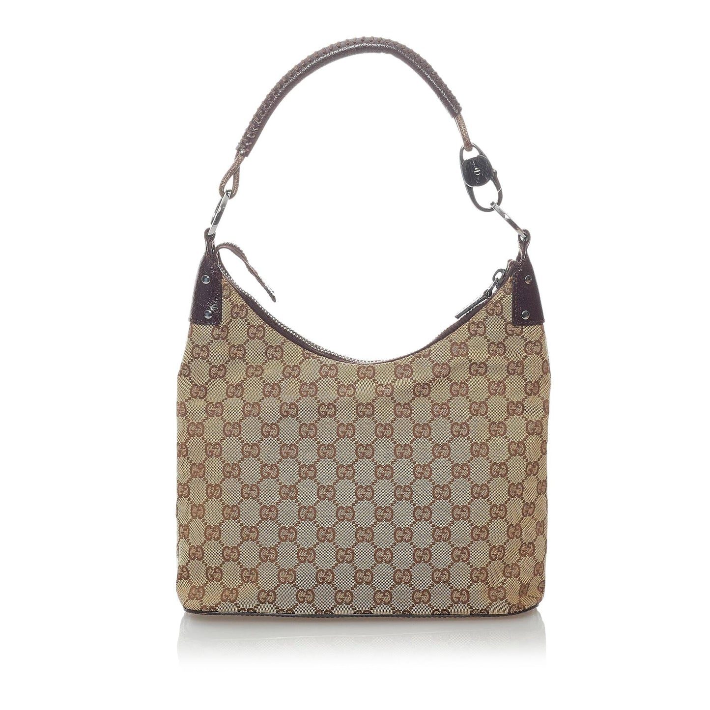 Gucci GG SHG Canvas Brown Shoulder Bag 9