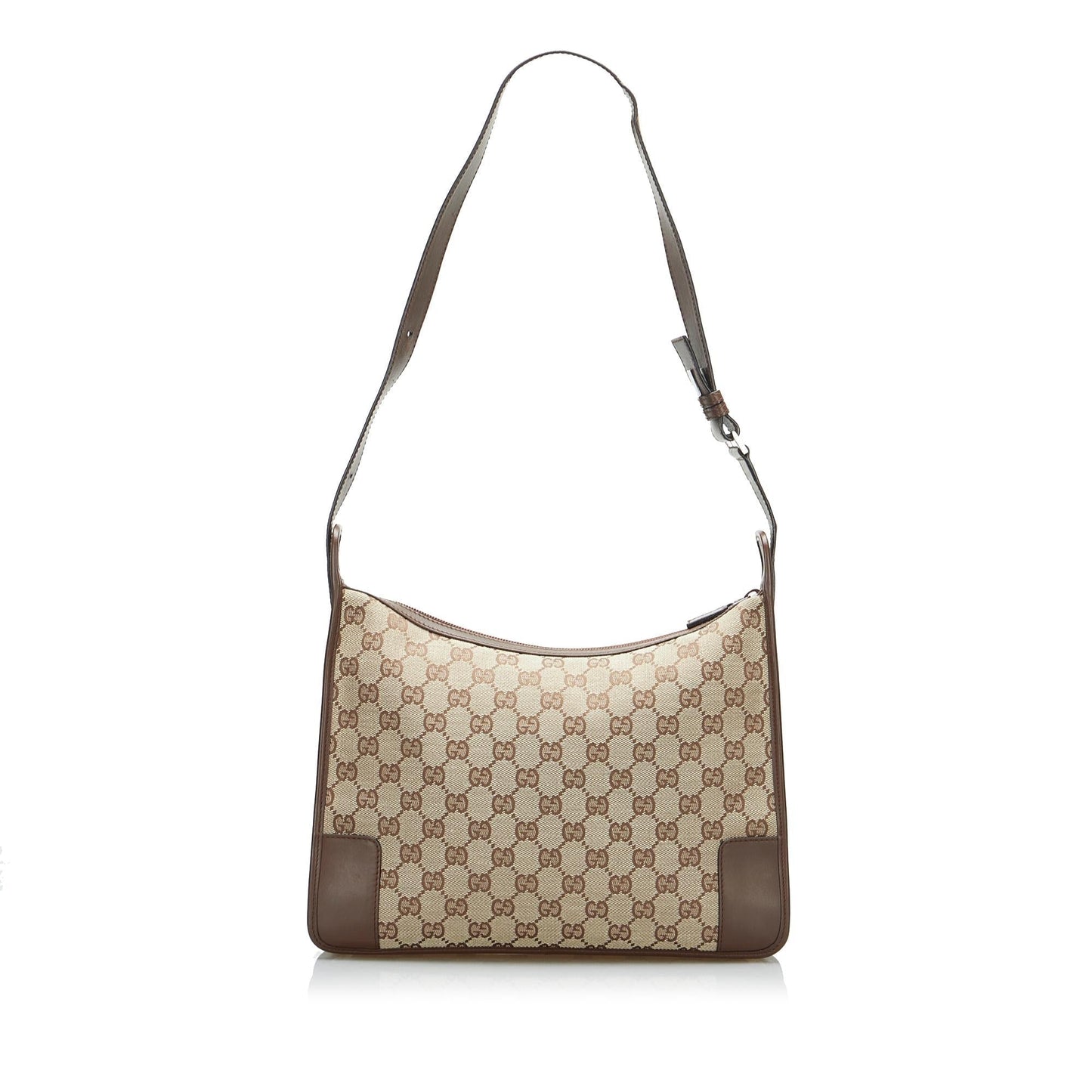 Gucci GG SHG-x3GZn7 Canvas Brown Shoulder Bag