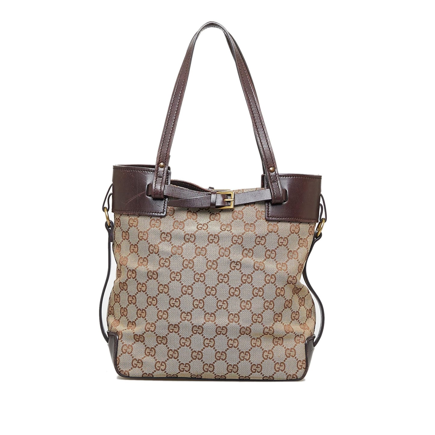Gucci GG SHG-my1lNg Canvas Brown Shoulder Bag