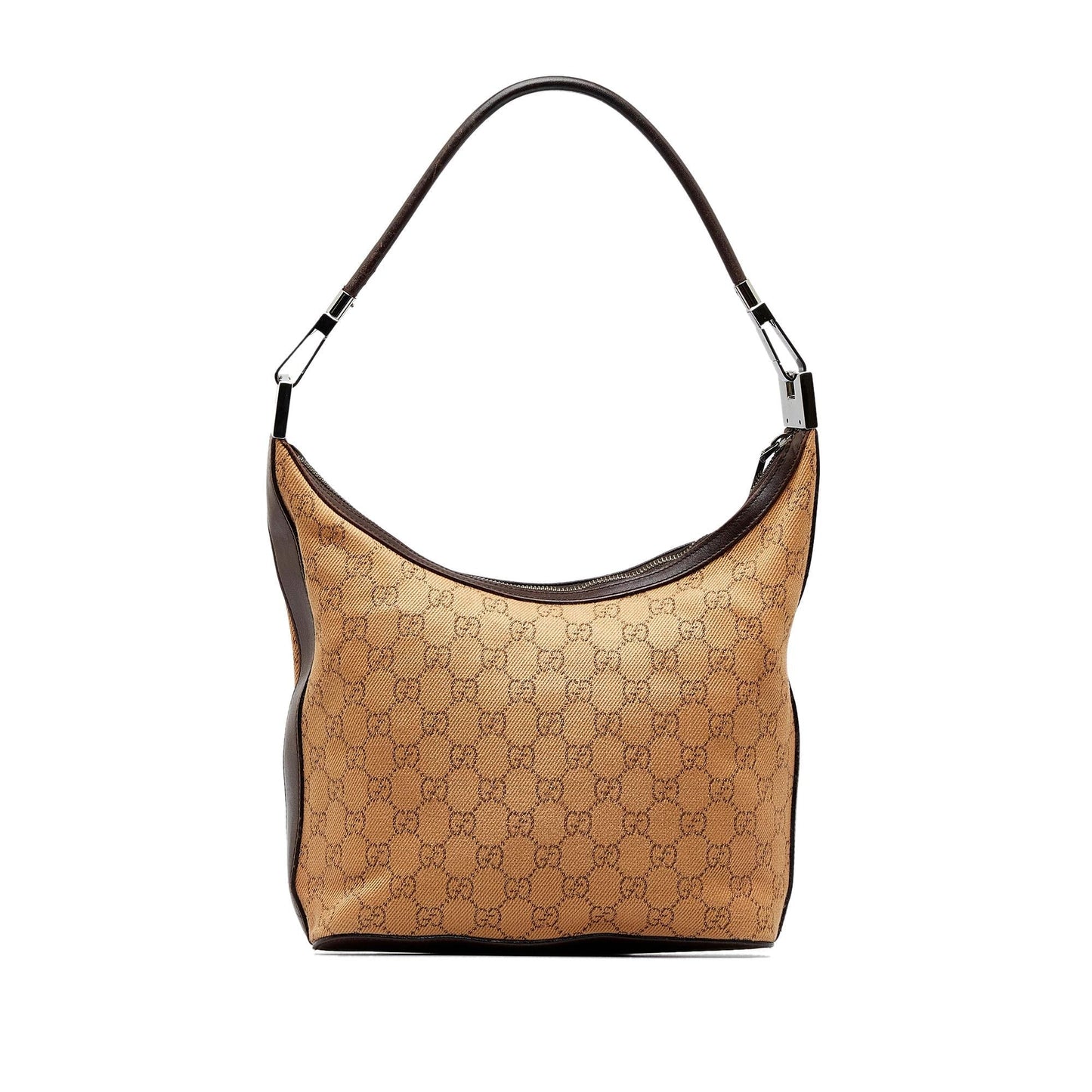 Gucci GG SHG-ddC9Lv Canvas Brown Shoulder Bag