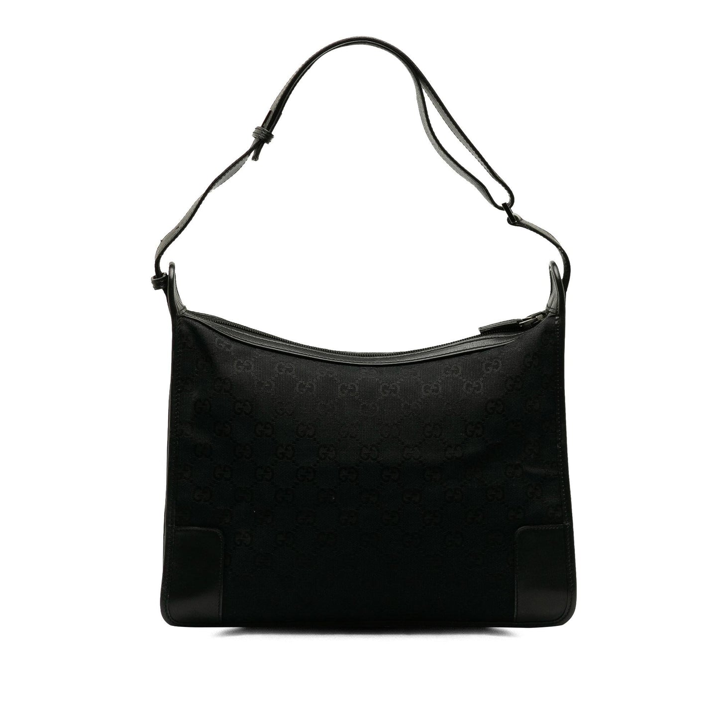 Gucci GG SHG-VwA6iV Canvas Calf Black Shoulder Bag