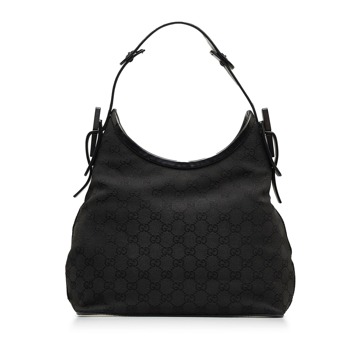 Gucci GG SHG-ApAmIT Canvas Black Shoulder Bag