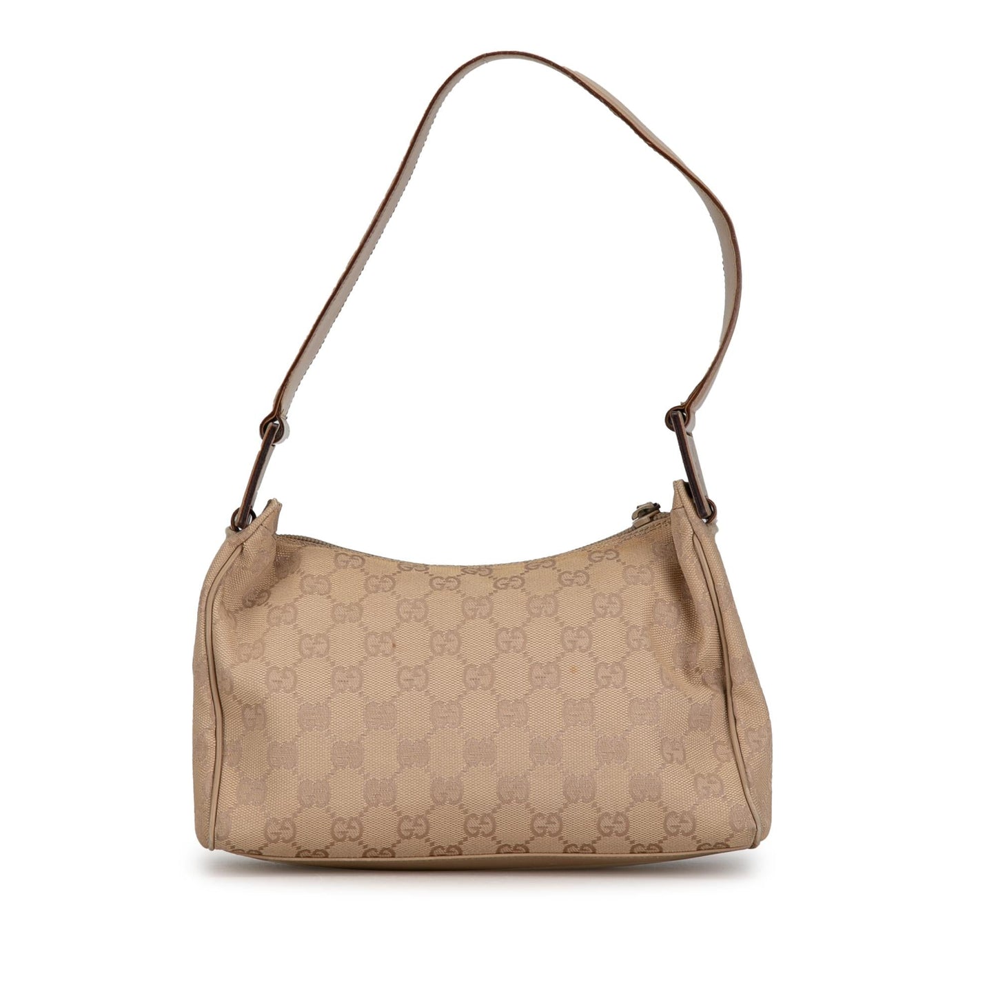 Gucci GG SHG-pGVXwe Canvas Calf Brown Shoulder Bag