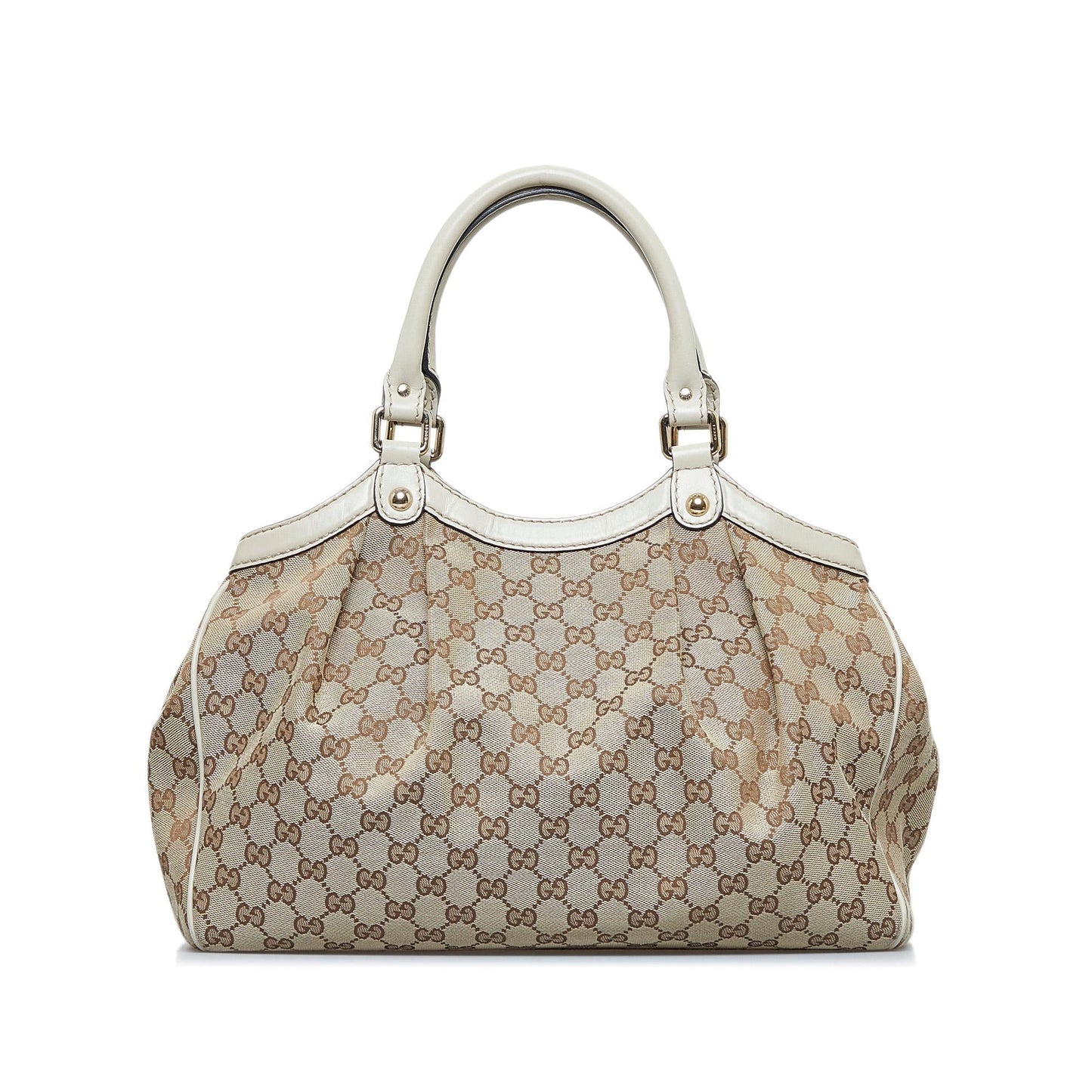 Gucci GG Sukey SHG-fwKi93 Canvas Brown Tote Bag