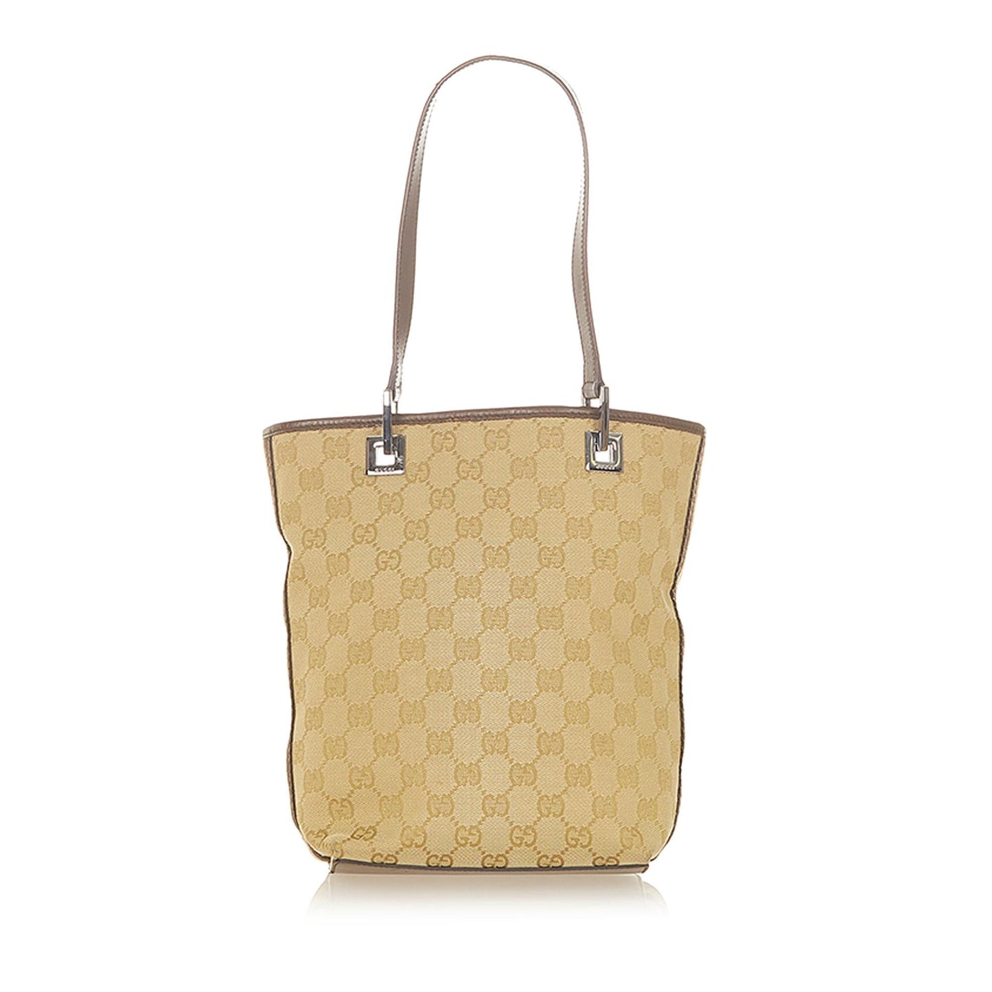 Gucci GG SHG Canvas Brown Tote Bag 26