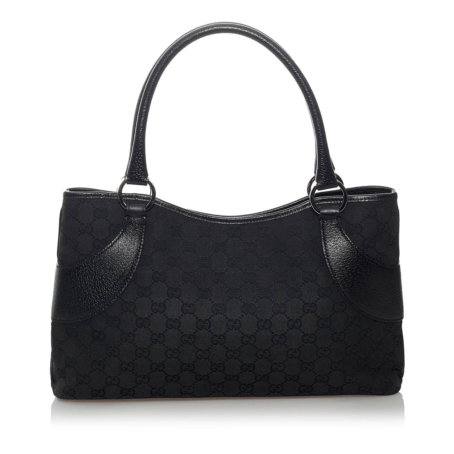 Gucci GG SHG Canvas Black Tote Bag 15