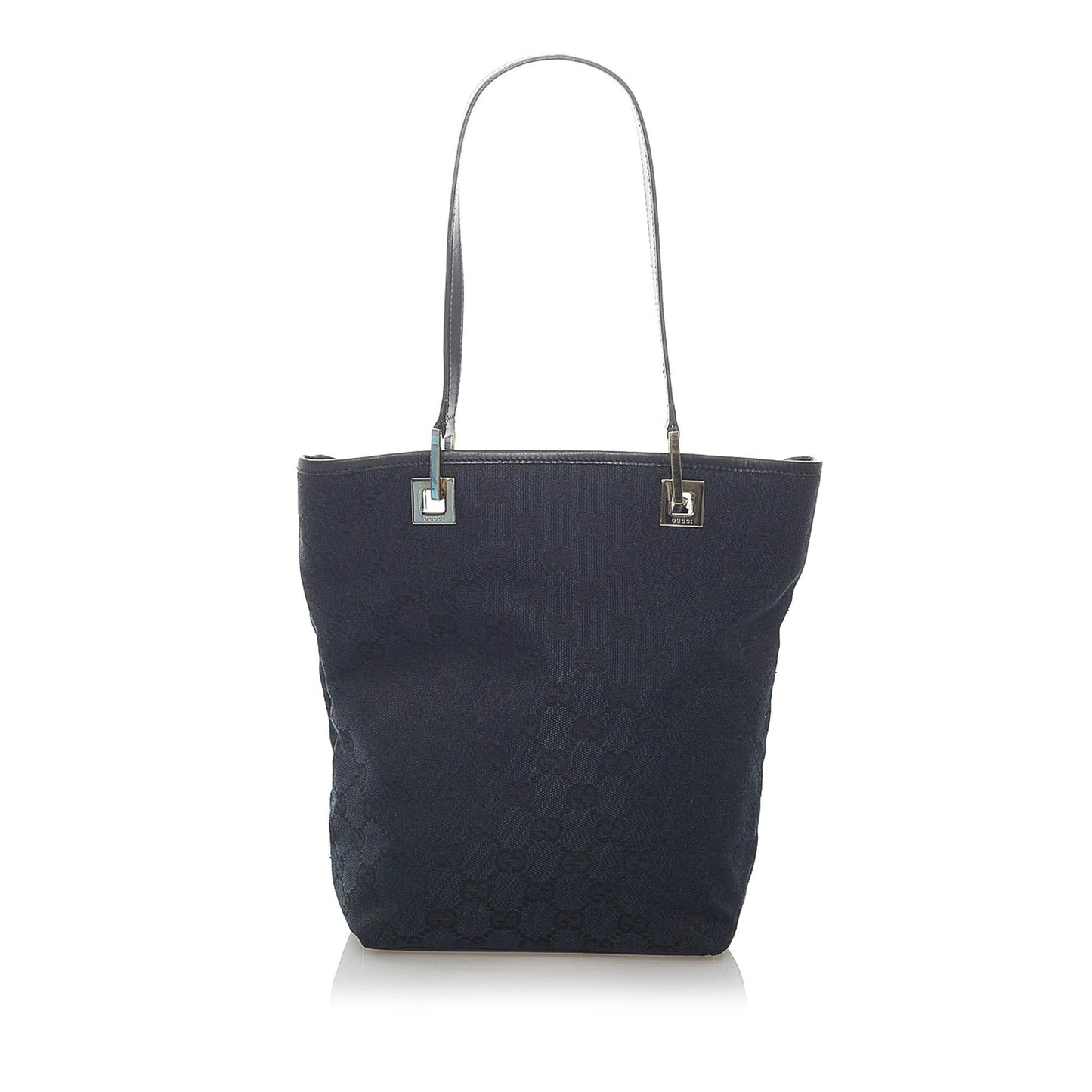 Gucci GG SHG Canvas Black Tote Bag 21