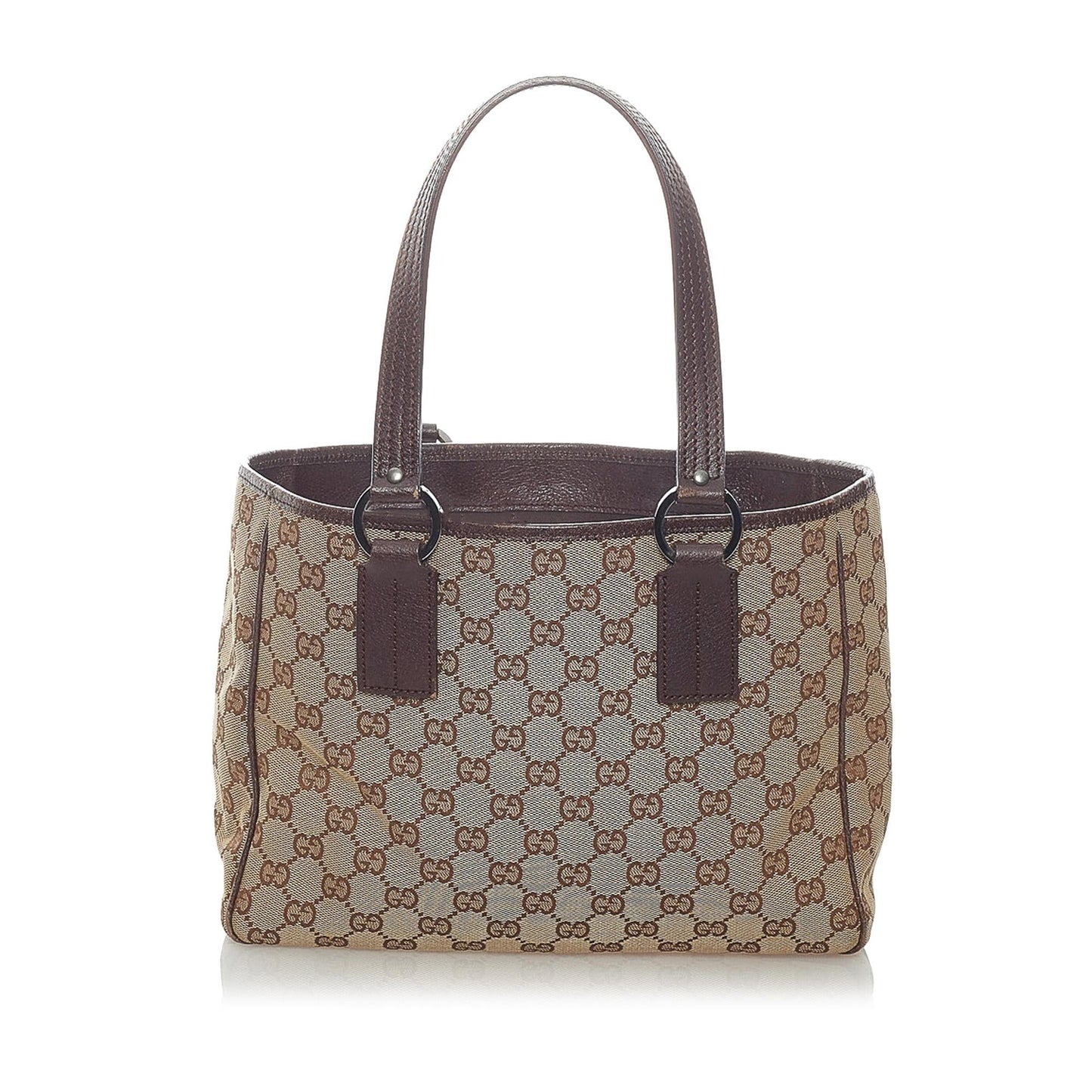 Gucci GG SHG Canvas Brown Tote Bag 42