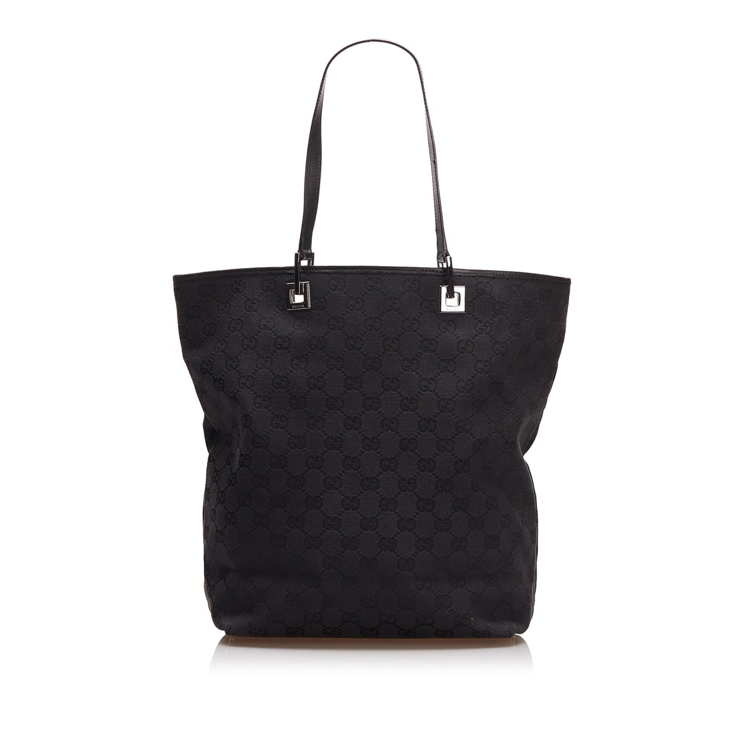 Gucci GG SHG-687KMJ Canvas Black Tote Bag