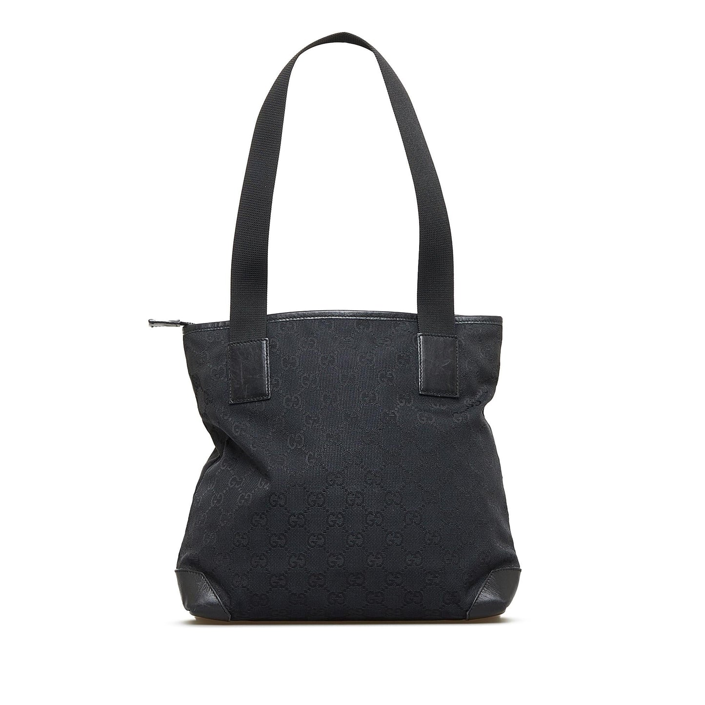 Gucci GG SHG-953KOq Canvas Black Tote Bag
